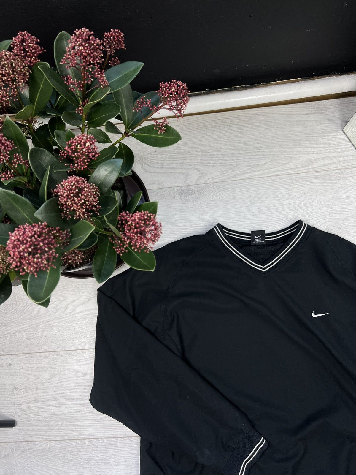 Nike × Vintage NIKE GOLF BOXY DRILL Y2K VINTAGE NYLON JERSEY JACKET Size US L / EU 52-54 / 3 - 3 Thumbnail