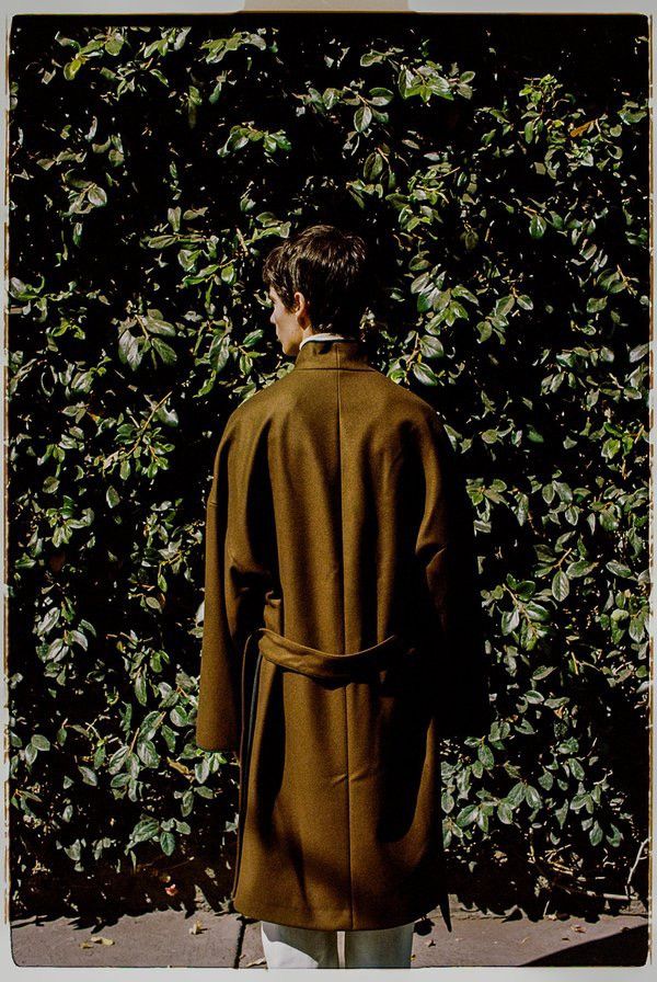 Lemaire Lemaire Wool Melton Kimono Coat Dark Brown Size US L / EU 52-54 / 3 - 8 Thumbnail
