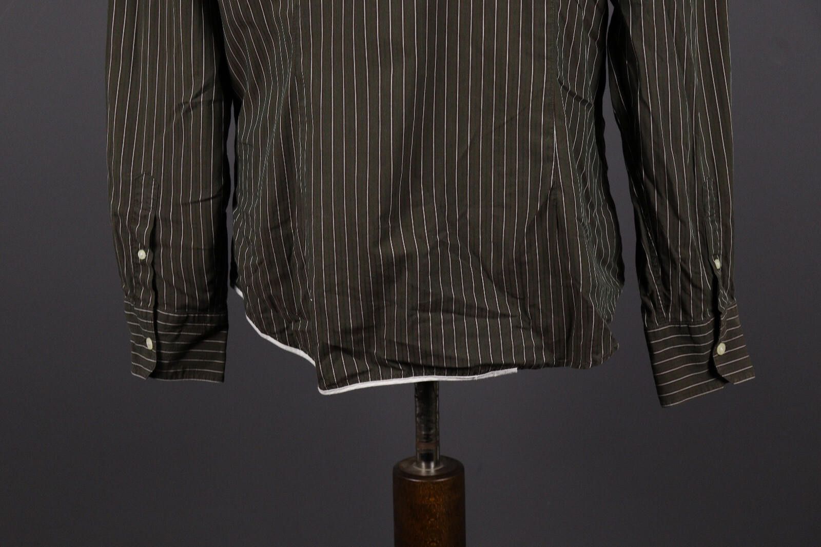 La Martina La Martina Buenos Aires Brown Stripe Shirt Size XL Size US XL / EU 56 / 4 - 7 Thumbnail
