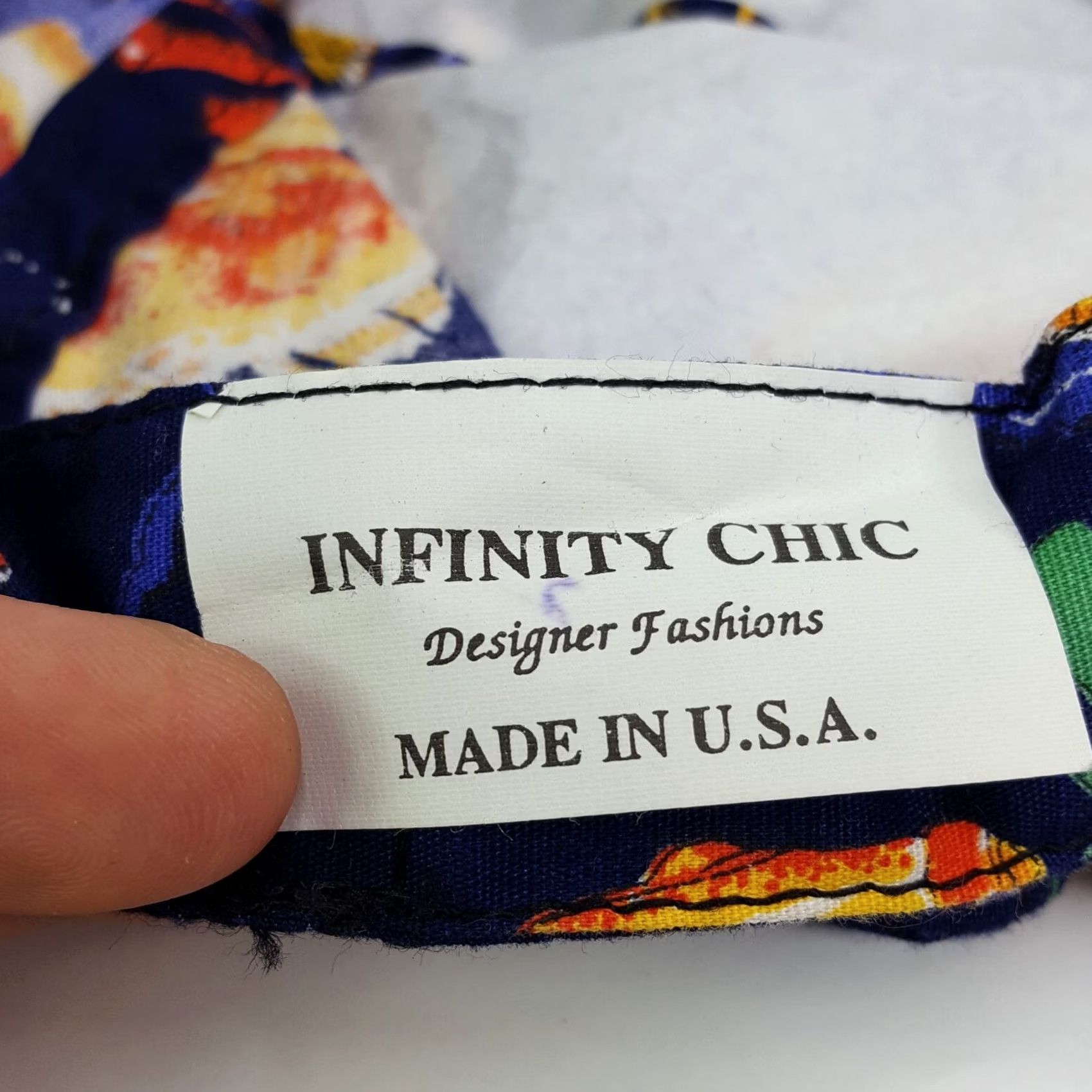 Vintage VINTAGE Infinity Chic Ocean Floor Fish USA Made Snapback Tropical Beach Hat Baseball Cap 80s Mens Adjustable Blue Cap Size ONE SIZE - 7 Thumbnail
