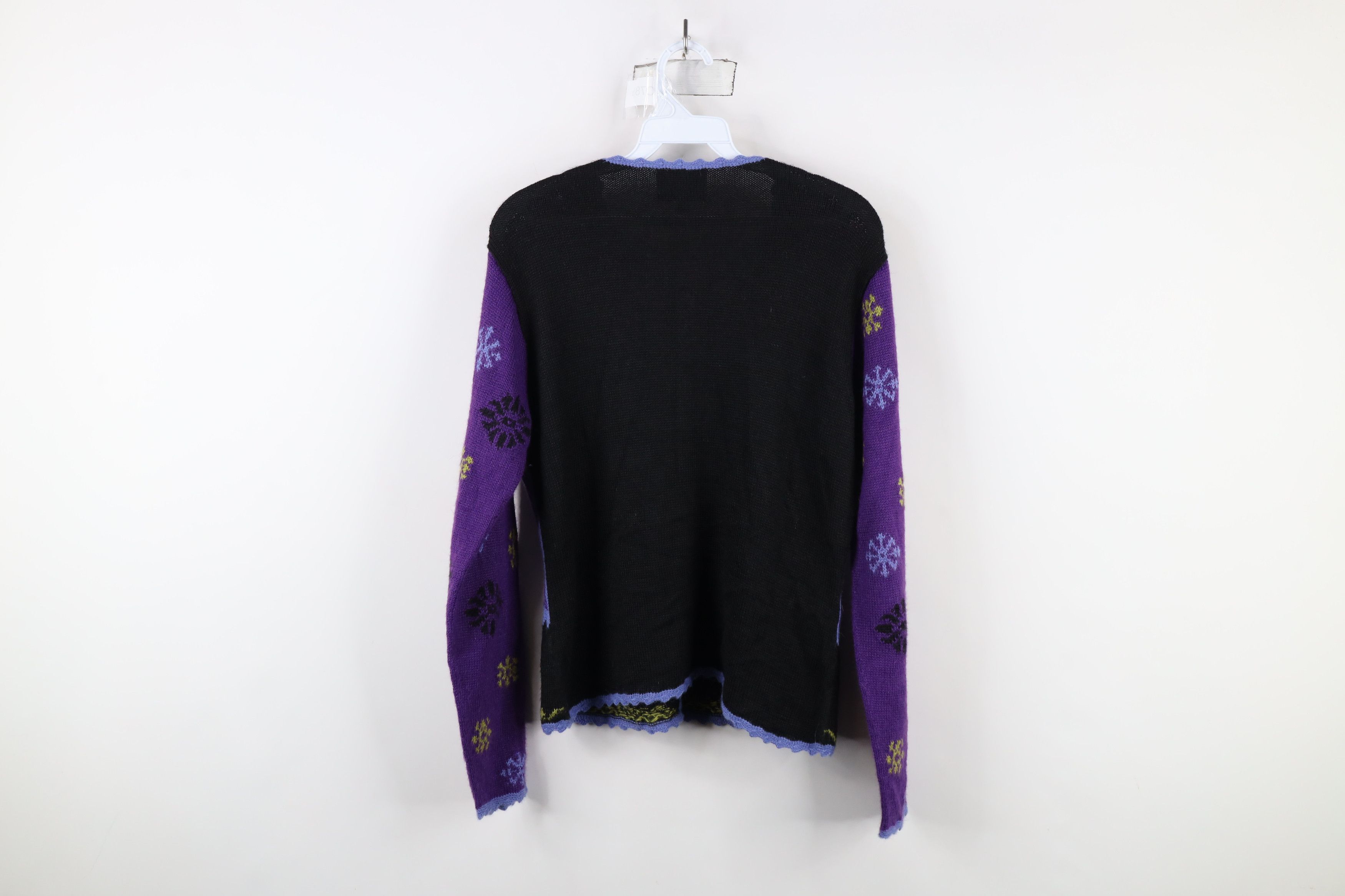 Vintage Vintage 90s Streetwear Alpaca Wool Blend Cardigan Sweater Size M / US 6-8 / IT 42-44 - 8 Thumbnail