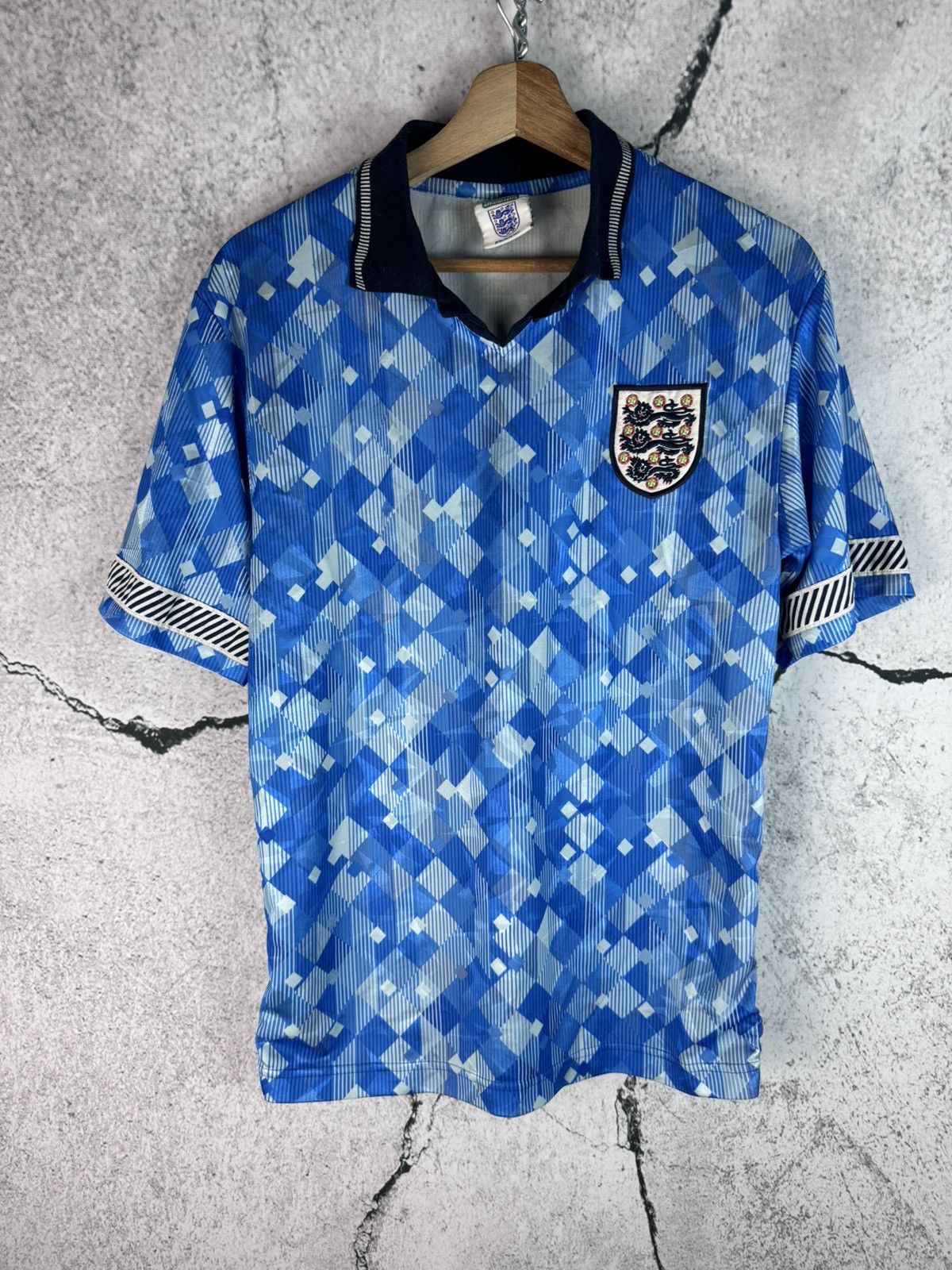 Vintage Retro England National Team Vintage Soccer Jersey Size US S / EU 44-46 / 1 - 1 Thumbnail