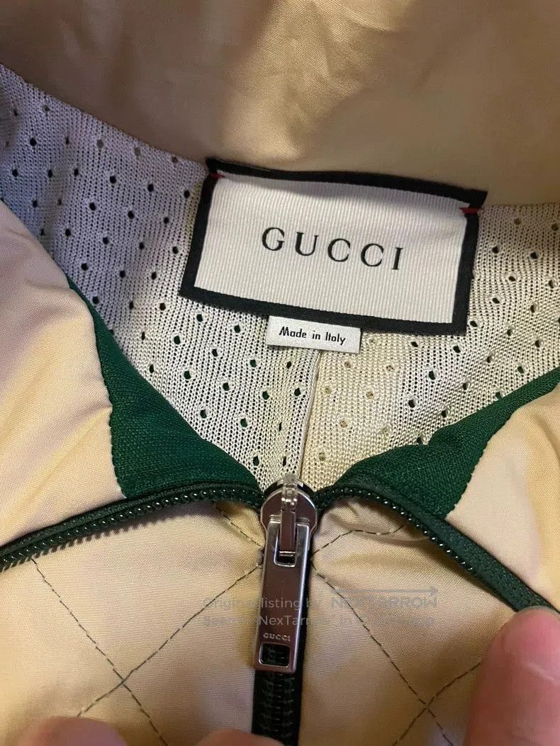Gucci Gucci Green Quilted Track Jacket. Size US L / EU 52-54 / 3 - 5 Thumbnail