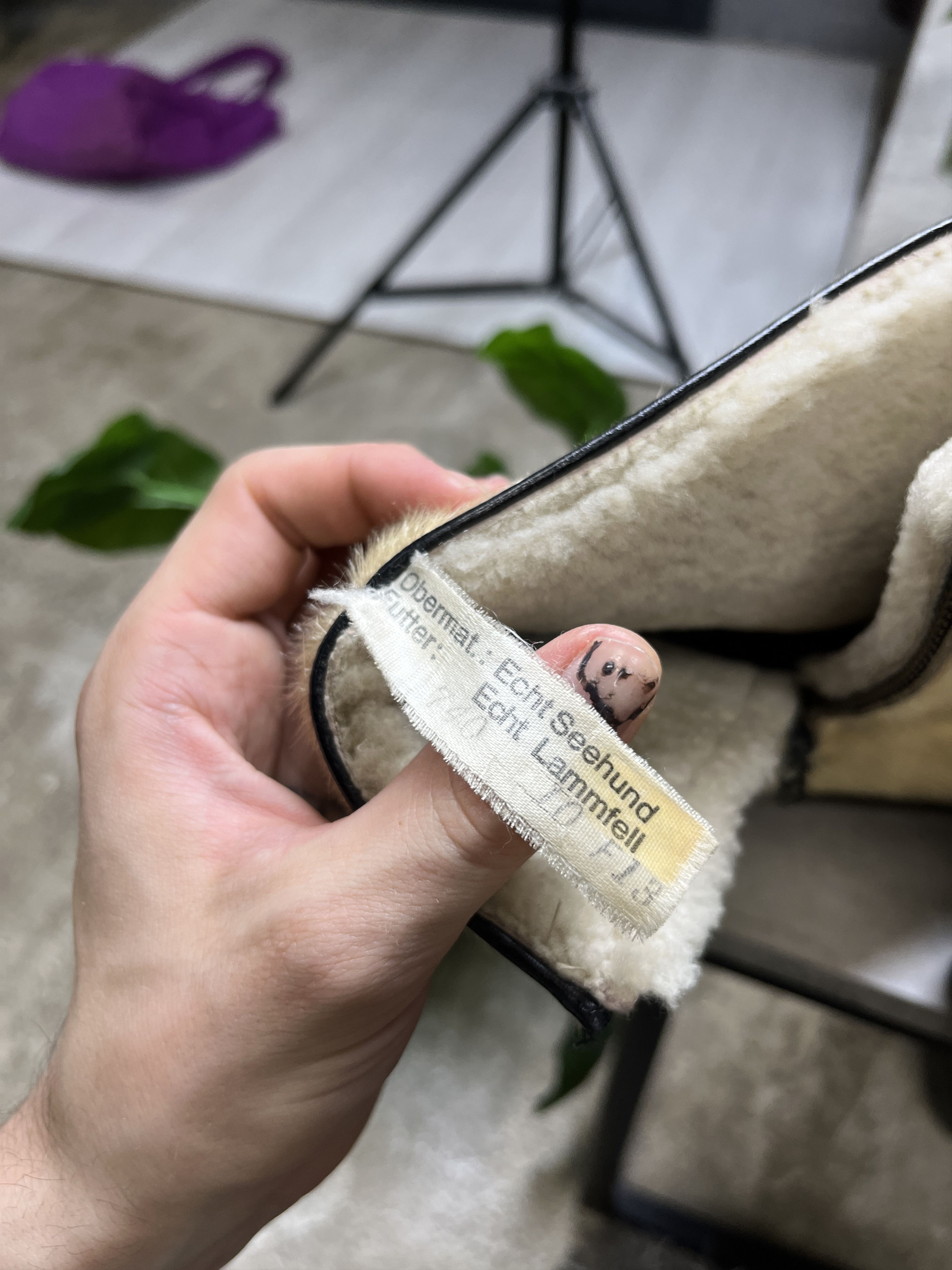 Other 1970s VINTAGE GENUINE SEAL FUR WINTER BOOTS - 5140 Size US 10.5 / EU 43-44 - 8 Thumbnail