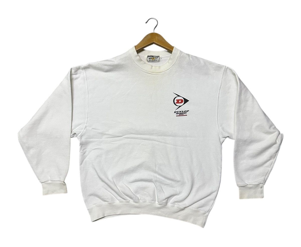 Dunlop Vintage 90s Dunlop motorsport spirit sweatshirt Size US L / EU 52-54 / 3 - 3 Thumbnail