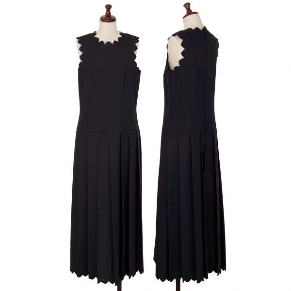 Comme Des Garcons Vintage cyanotic lace-inspired gauze ple