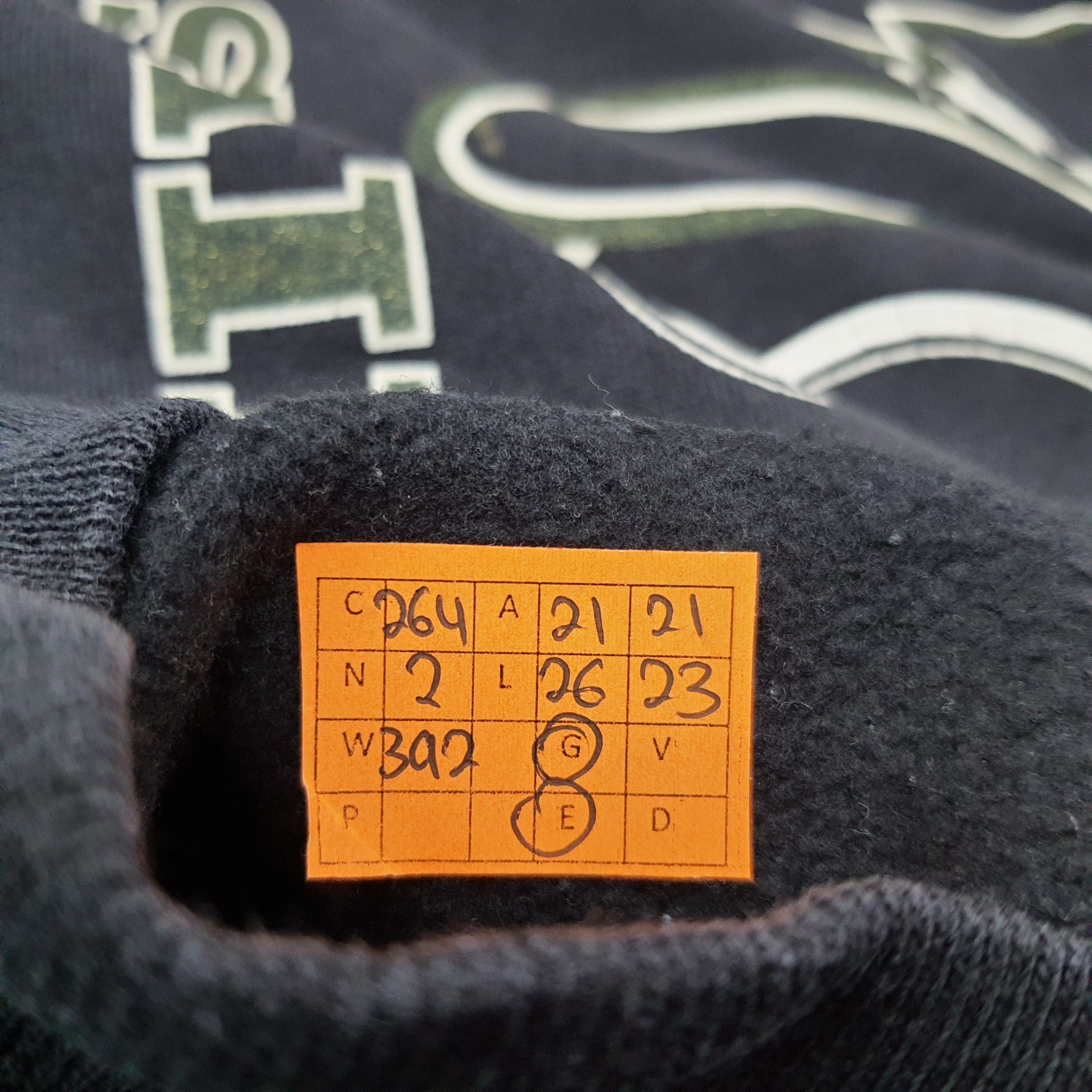 Hanes Vintage NFL New Orleans Saints Team Sweatshirt C264N2 Size US M / EU 48-50 / 2 - 7 Thumbnail
