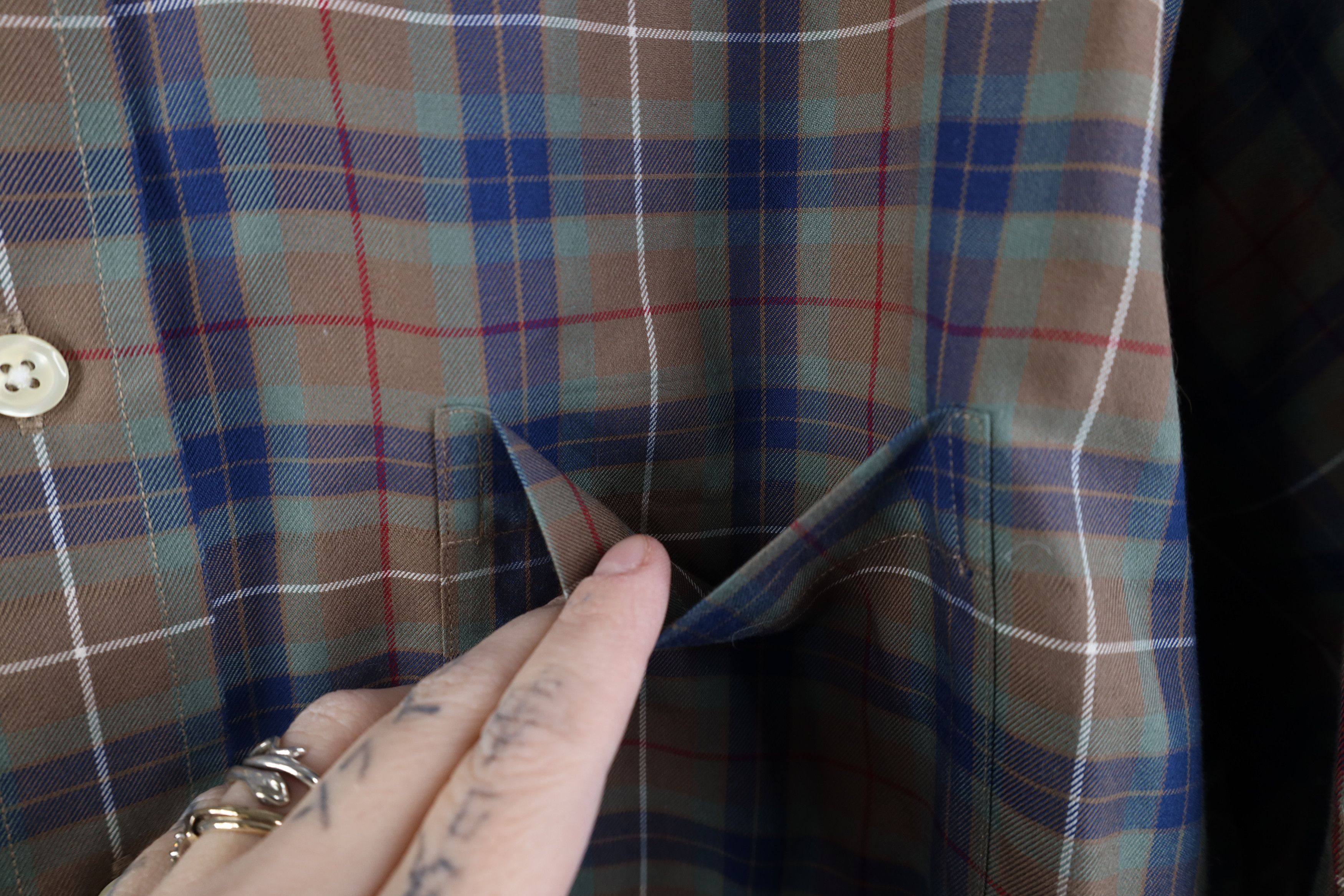 Brooks Brothers Vintage 90s Brooks Brothers Button Down Shirt Plaid OCBD Size US L / EU 52-54 / 3 - 6 Thumbnail