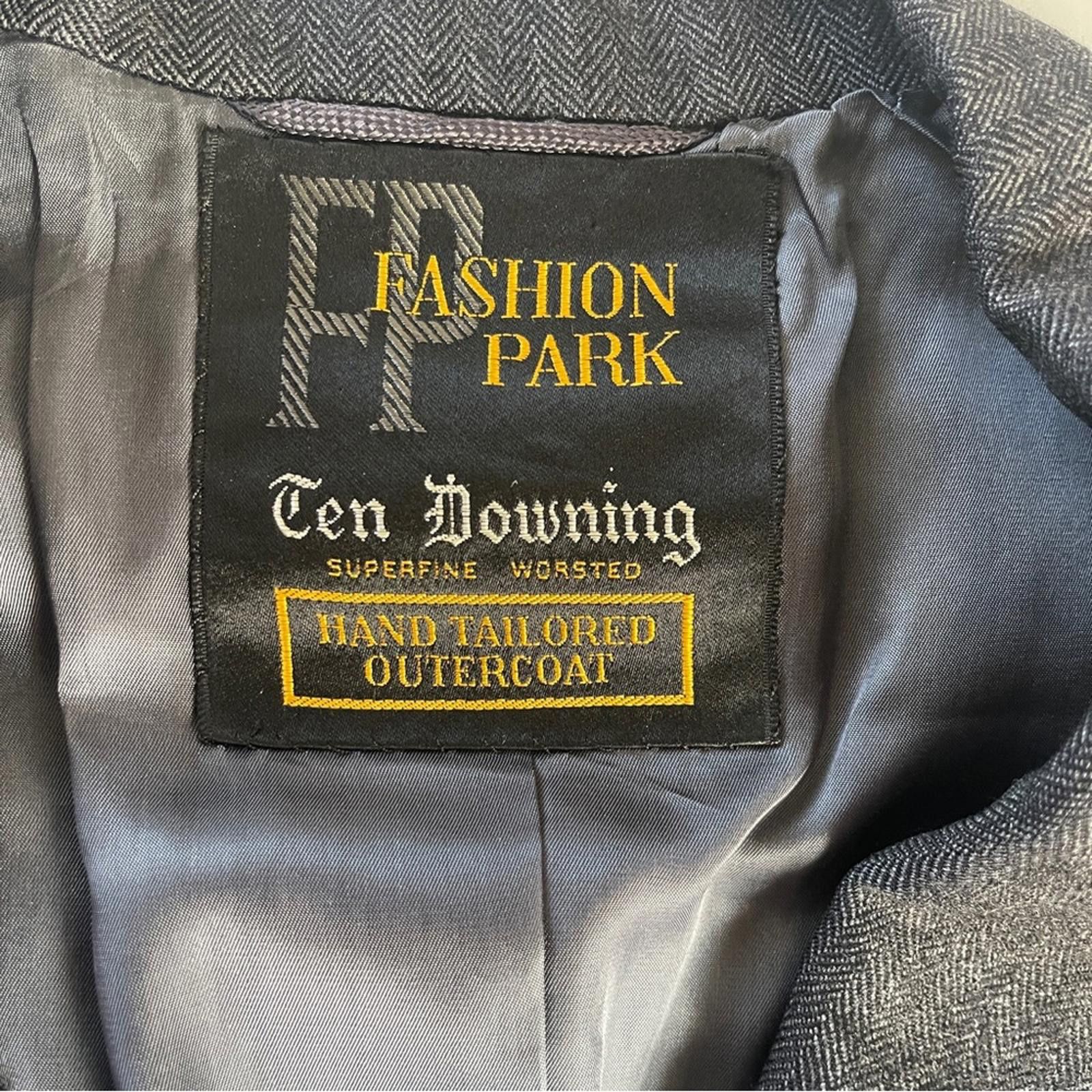 Other Fashion Park Hand Tailored Luxury Black Overcoat size L Size US L / EU 52-54 / 3 - 3 Thumbnail