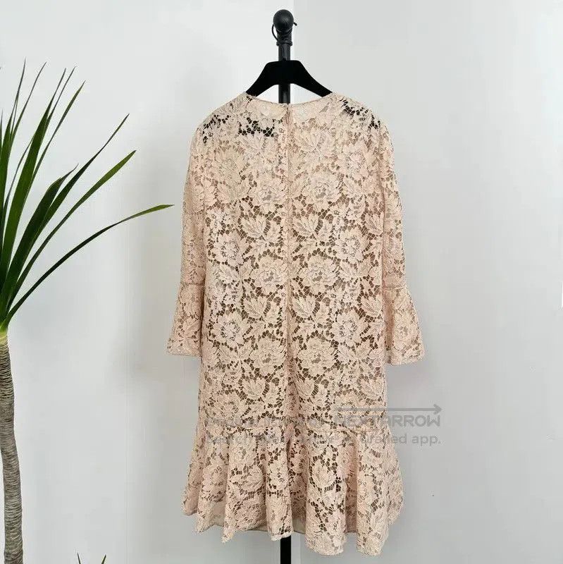 Valentino Valentino Pink Cotton Dress for Women . Size L / US 10 / IT 46 - 2 Thumbnail