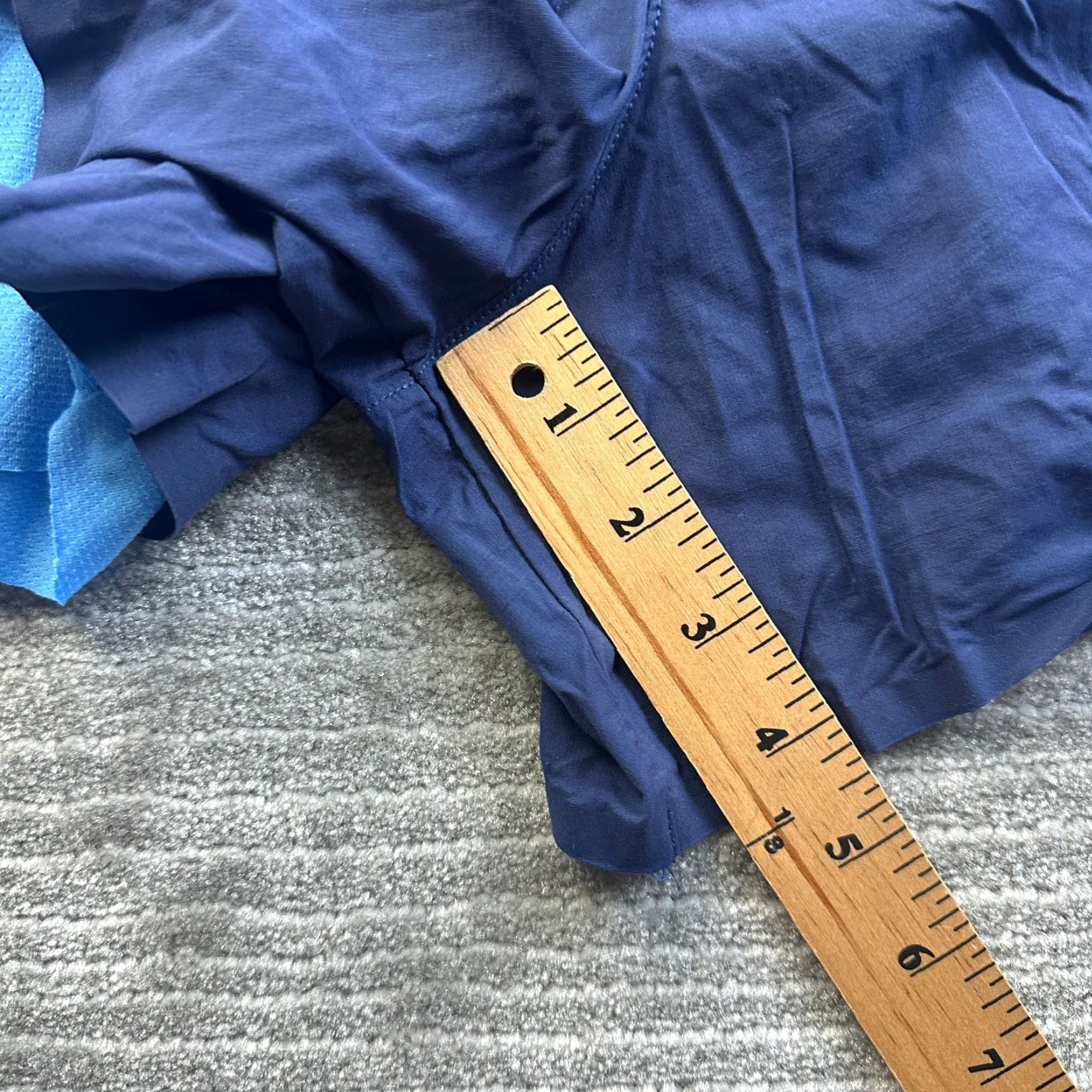 Nike Nike Yoga Shorts Mens XL Blue Lined Dri-Fit Flex 2 in 1, Breathable, Elastic Waist, Inseam 4 in, Polyester Spandex, Activewear, Athletic, Nike Brand Size US 36 / EU 52 - 8 Thumbnail