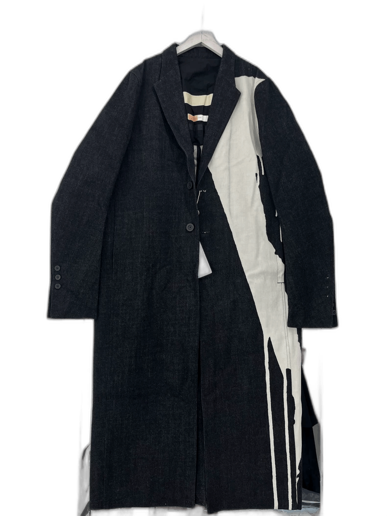 Rick Owens rick owens mastodon coat with paint design-2508 Size US L / EU 52-54 / 3 - 1 Thumbnail