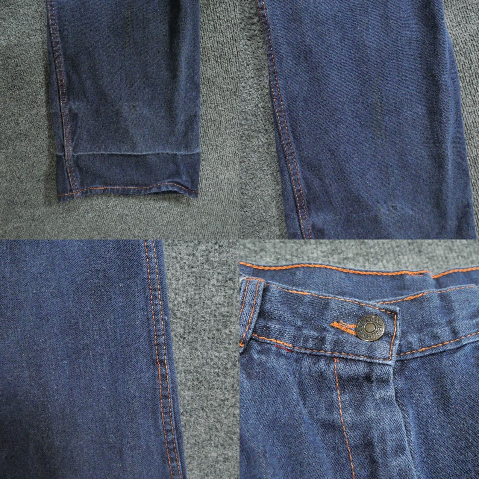 Vintage VINTAGE Elbee Jeans Womens 20 31x32 Blue Denim Pants High Rise Mom 80s Size 24" / US 00 / IT 34 - 8 Thumbnail