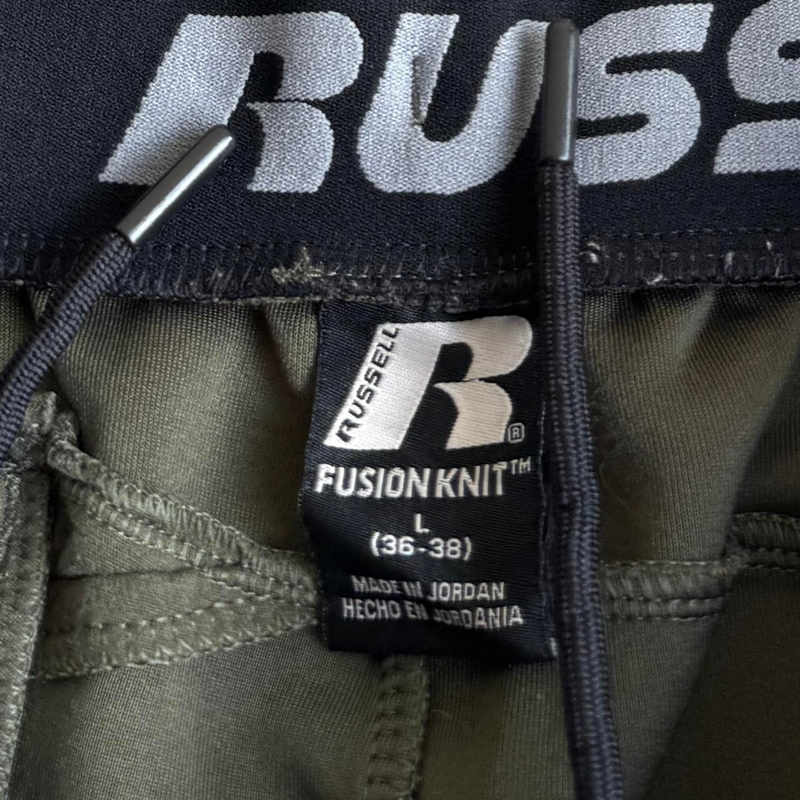 Russell Athletic × Vintage Vintage Y2K Russell Athletic Army Green Jogger Sweatpants Size US 36 / EU 52 - 4 Thumbnail