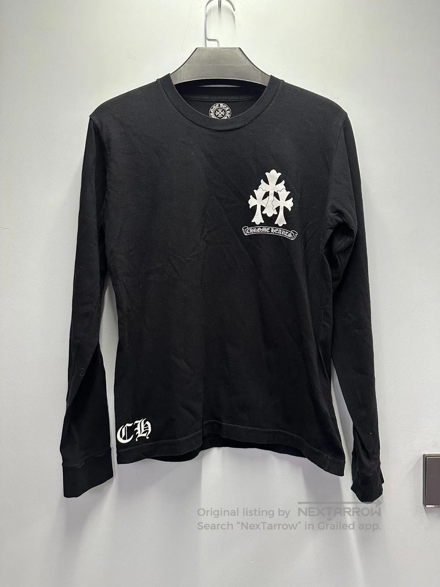Chrome Hearts Chrome Hearts Black Long Sleeve Top. Size L / US 10 / IT 46 - 1 Thumbnail