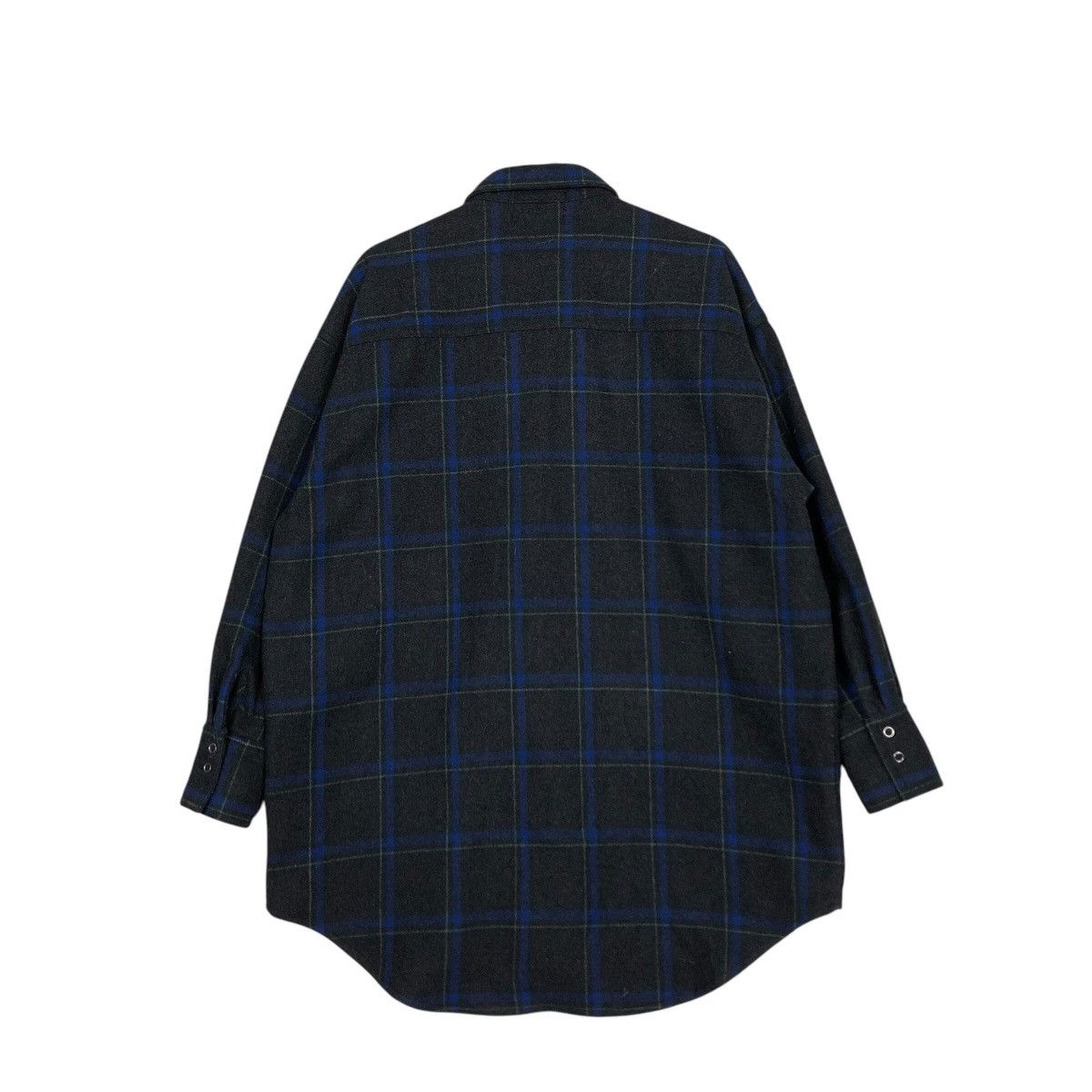 Japanese Brand × Vintage 📌Vintage Chore Worker Flannel Jacket Tartan Issey Miyake Size US M / EU 48-50 / 2 - 9 Thumbnail