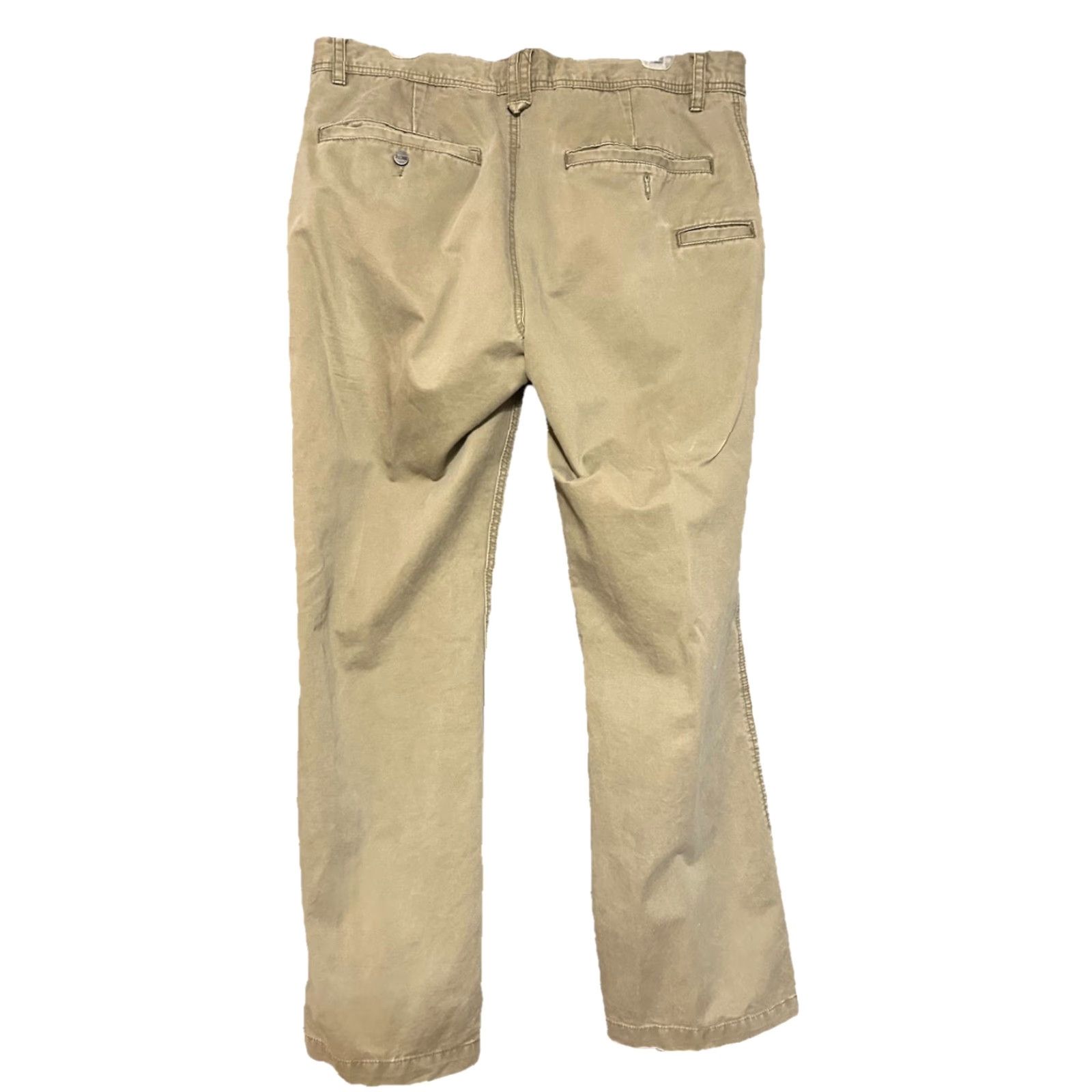 Old Navy VINTAGE Old Navy Chino Pants Mens 36x31 Bootcut Tan Khaki Cotton Knit Slim Regular Pockets Slacks Work Casual Business Wedding Size US 36 / EU 52 - 4 Thumbnail