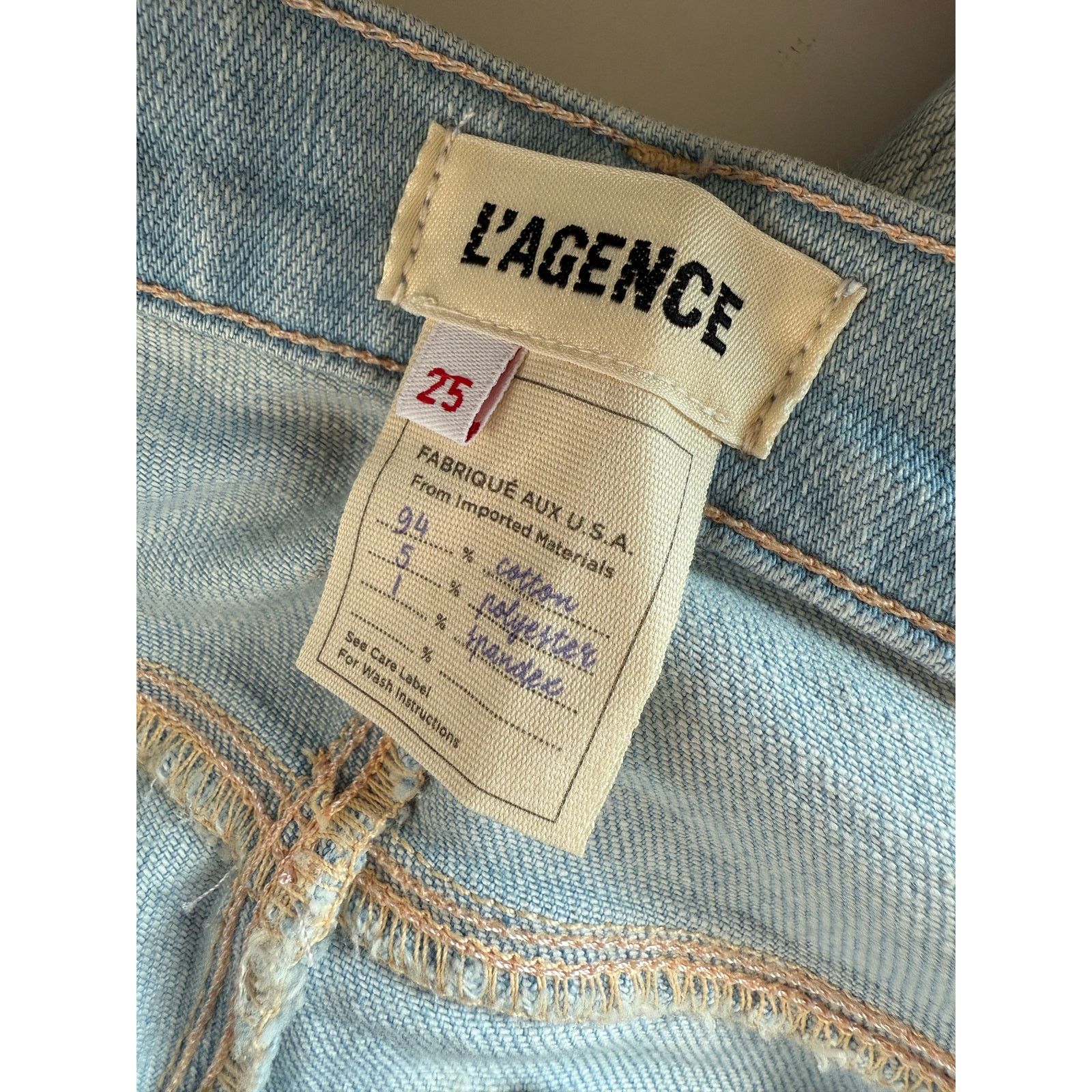 L'AGENCE $275 New L’agence Sada High Rise Slim Straight Crop - 25 Size 25" / US 0 / IT 36 - 8 Thumbnail