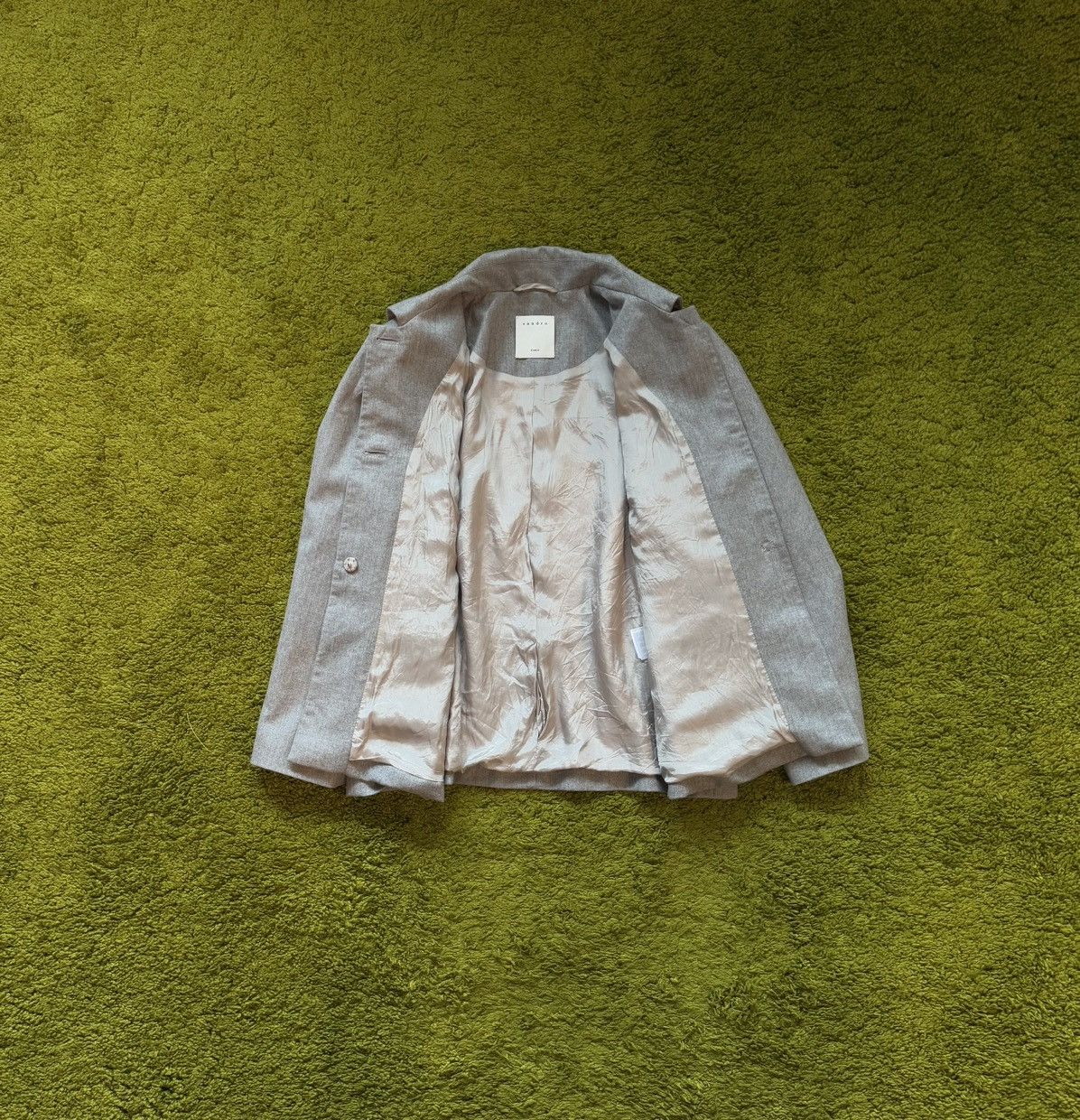 Designer × Sandro Sandro oldmoney style wool blazer jacket Size M / US 6-8 / IT 42-44 - 2 Thumbnail