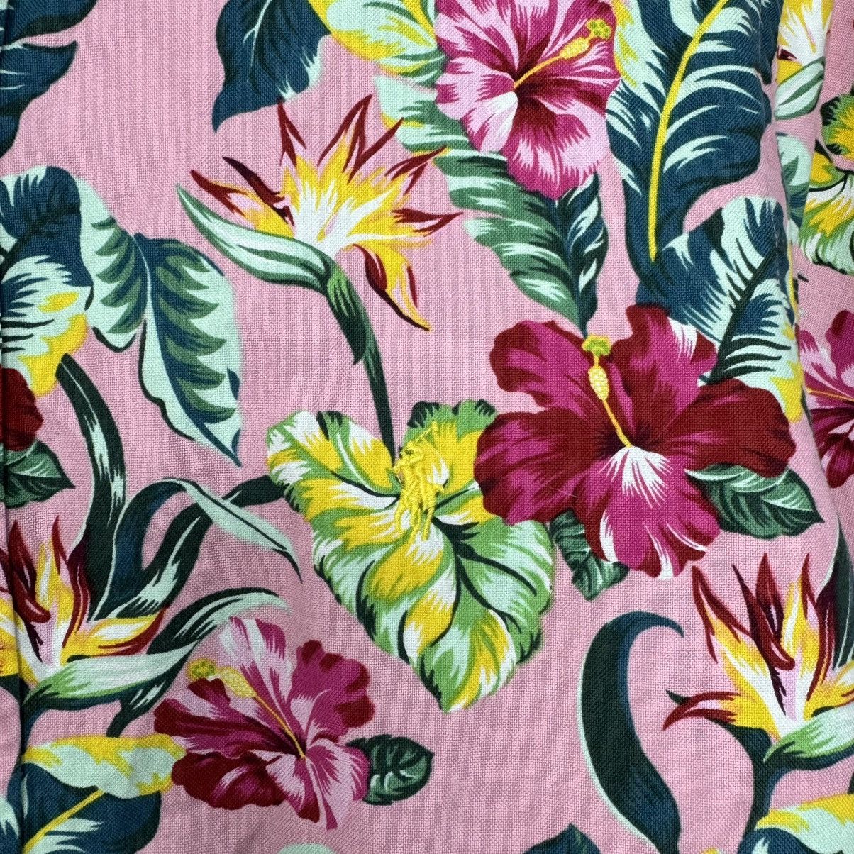 Ralph Lauren Ralph Lauren Shirt Pink Floral Hawaiian Camp Aloha Tropical Size US L / EU 52-54 / 3 - 2 Thumbnail