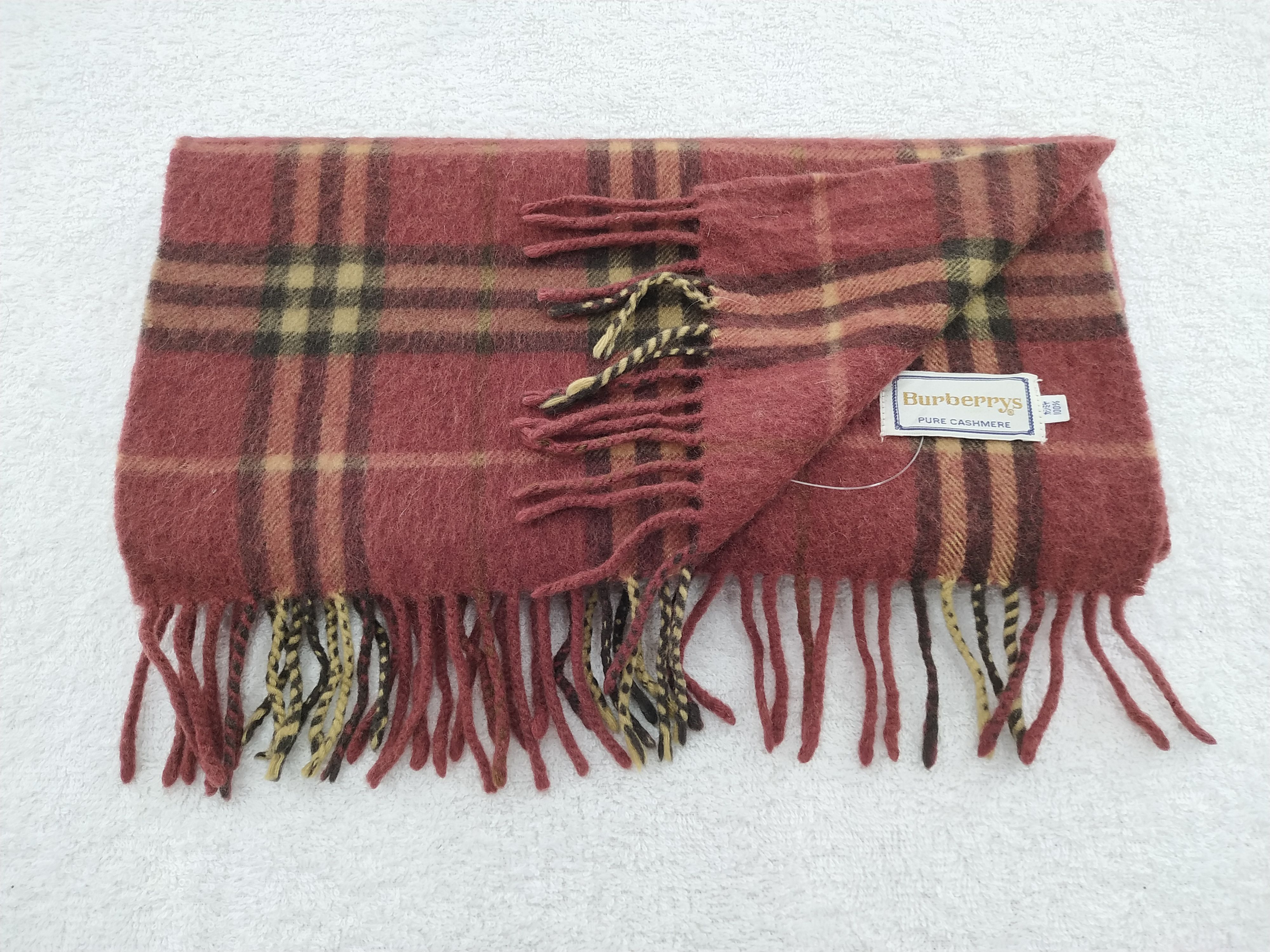 Burberry Vintage Burberry Scarf/Muffler/Neckwear MF459 Size ONE SIZE - 4 Thumbnail