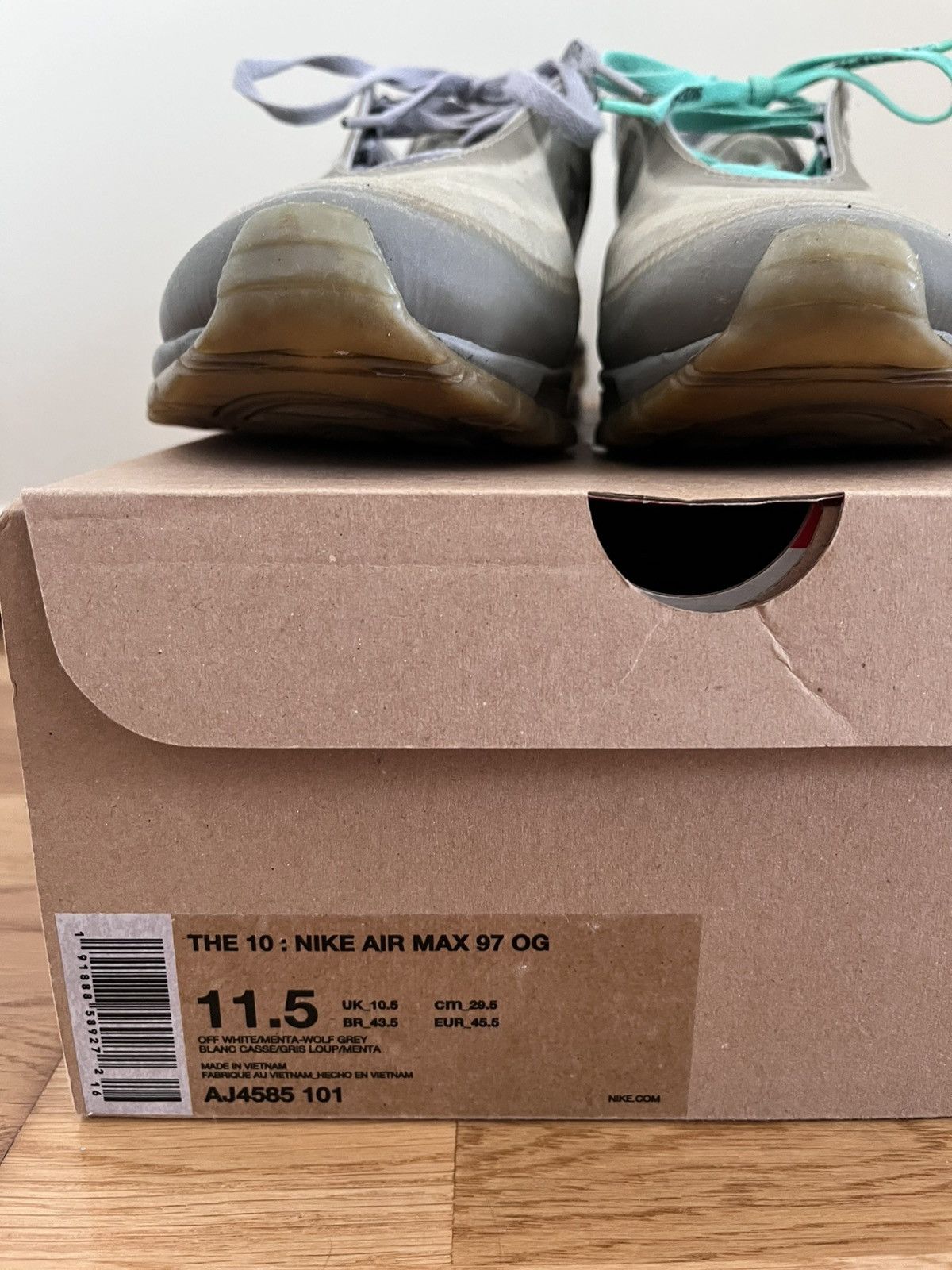 Nike Air max 97 Menta Size US 11.5 / EU 44-45 - 5 Thumbnail
