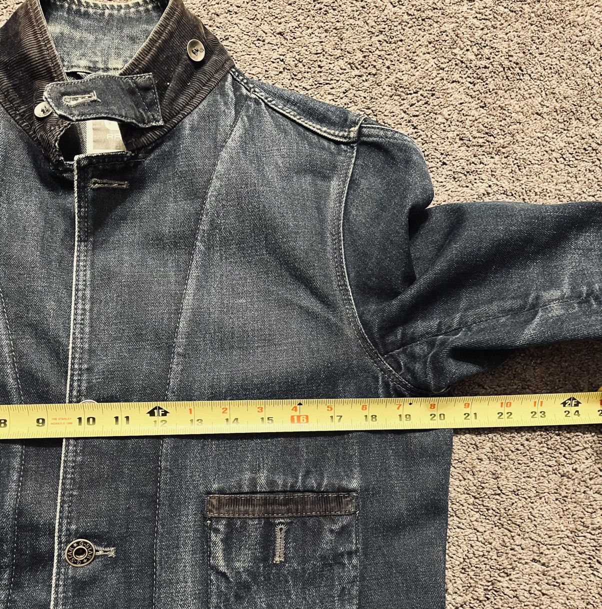 G-Star G-STAR men's hunter-Slim Japanese denim chore/blazer Size US M / EU 48-50 / 2 - 12 Thumbnail