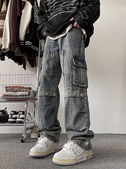 Japanese Brand Kawakami x dou High Street Vintage Loose Jeans Size US 34 / EU 50 - 4 Thumbnail