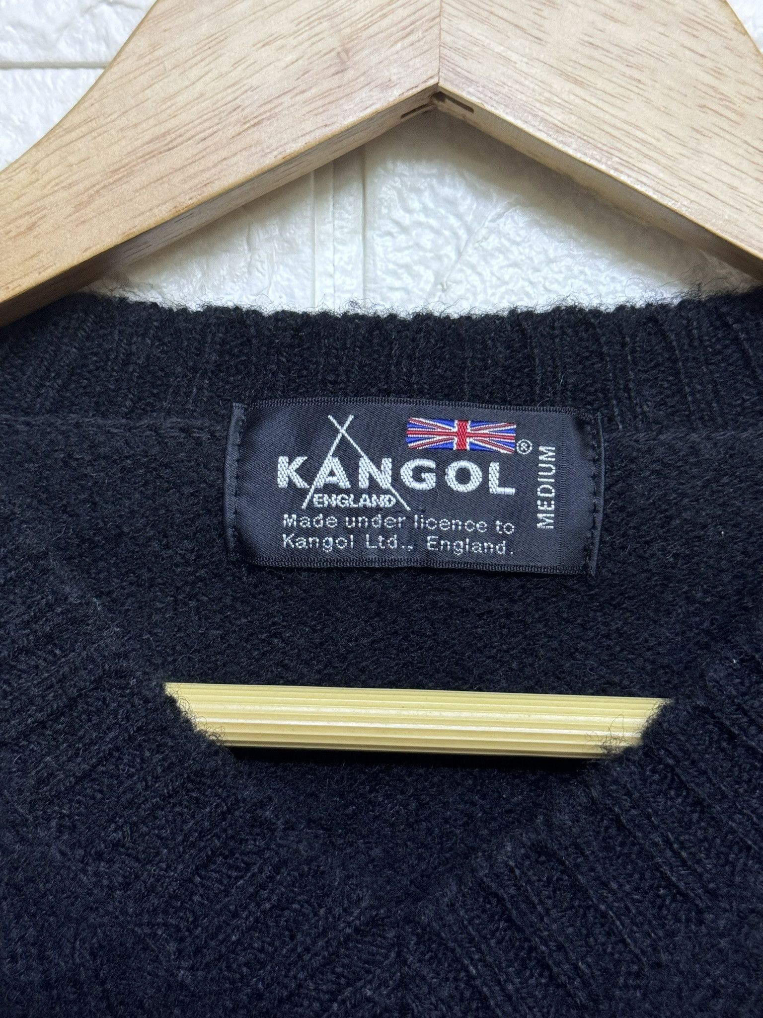 Kangol Kangol Wool Knitted Jacket Size US L / EU 52-54 / 3 - 2 Thumbnail