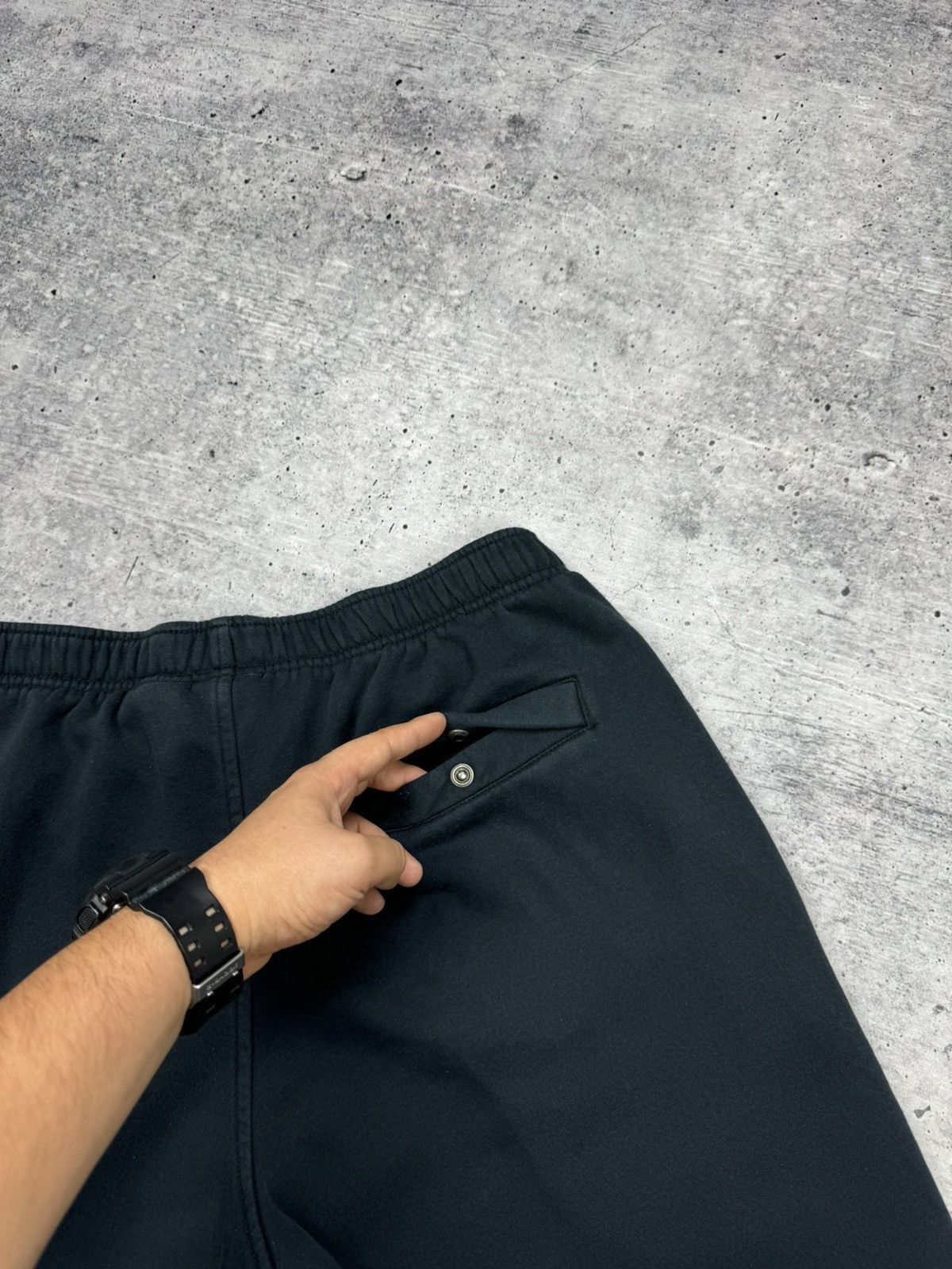 Nike × Vintage Vintage Nike Y2K Style Drill Swoosh Logo Sweatpants Pants Size US 34 / EU 50 - 19 Thumbnail