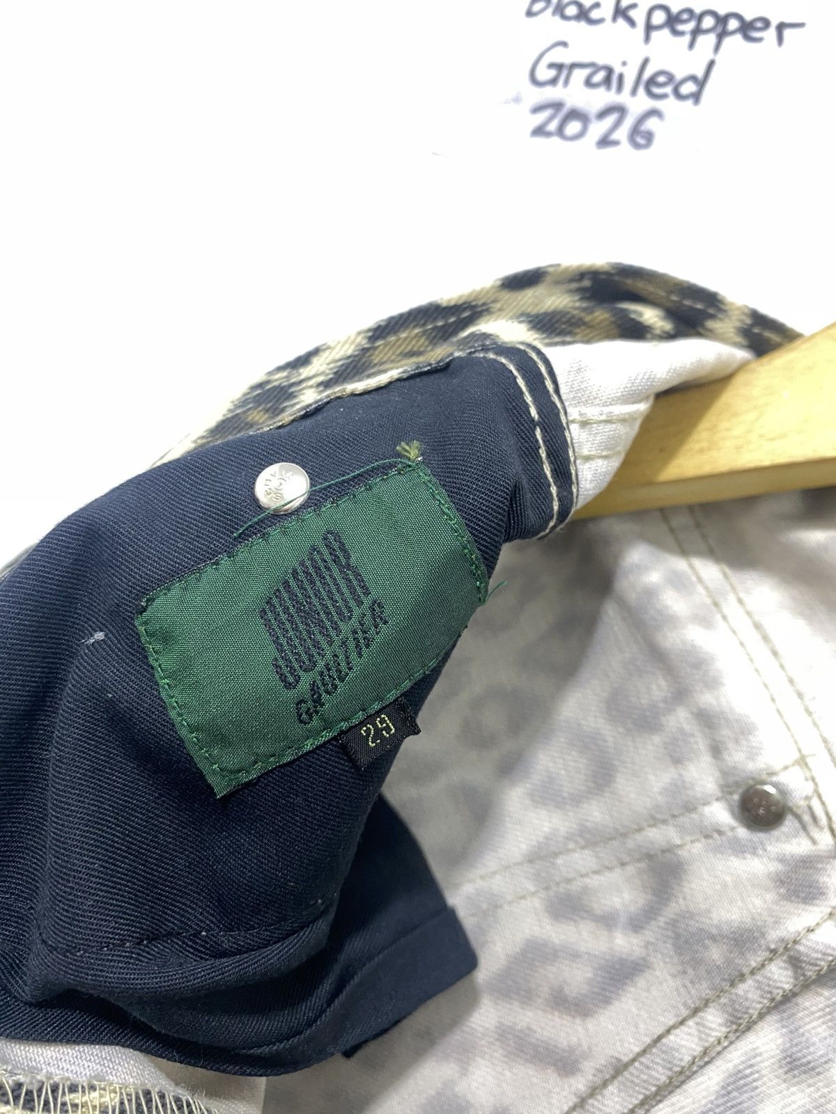 Jean Paul Gaultier Junior Gaultier Leopard Jeans Size US 29 - 9 Thumbnail