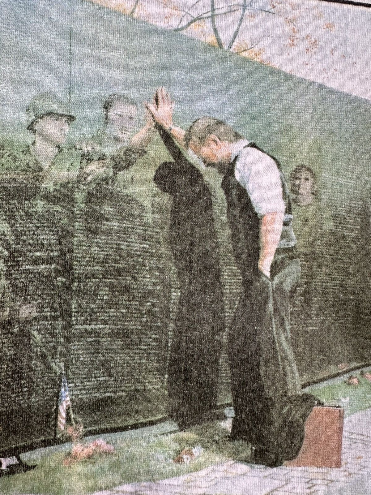 Arts & Science Reflections Vietnam Veterans Memorial Washington DC Vintage Size US XL / EU 56 / 4 - 3 Thumbnail