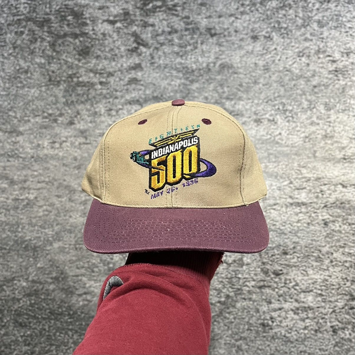 Logo 7 Vintage 90s Indianapolis 500 Racing Embroidered Snapback Hat Size ONE SIZE - 1 Thumbnail
