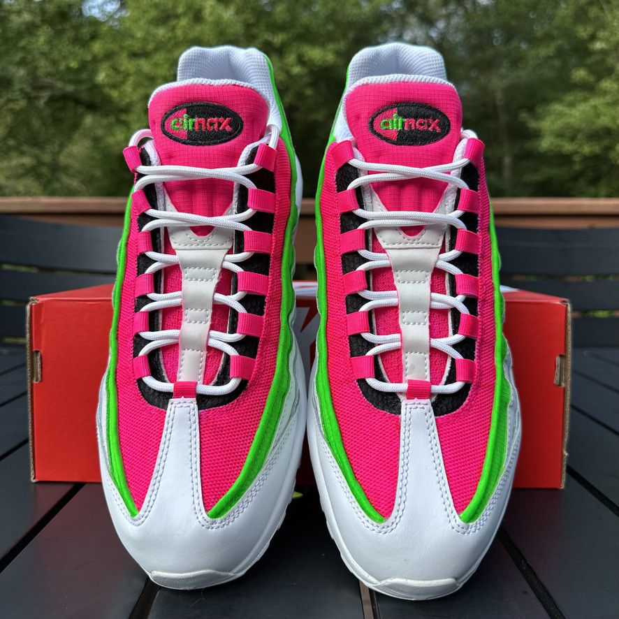 Nike Nike Air Max 95 Custom Watermelon - Pink/Green/White Size 10 Size US 10 / EU 43 - 6 Thumbnail