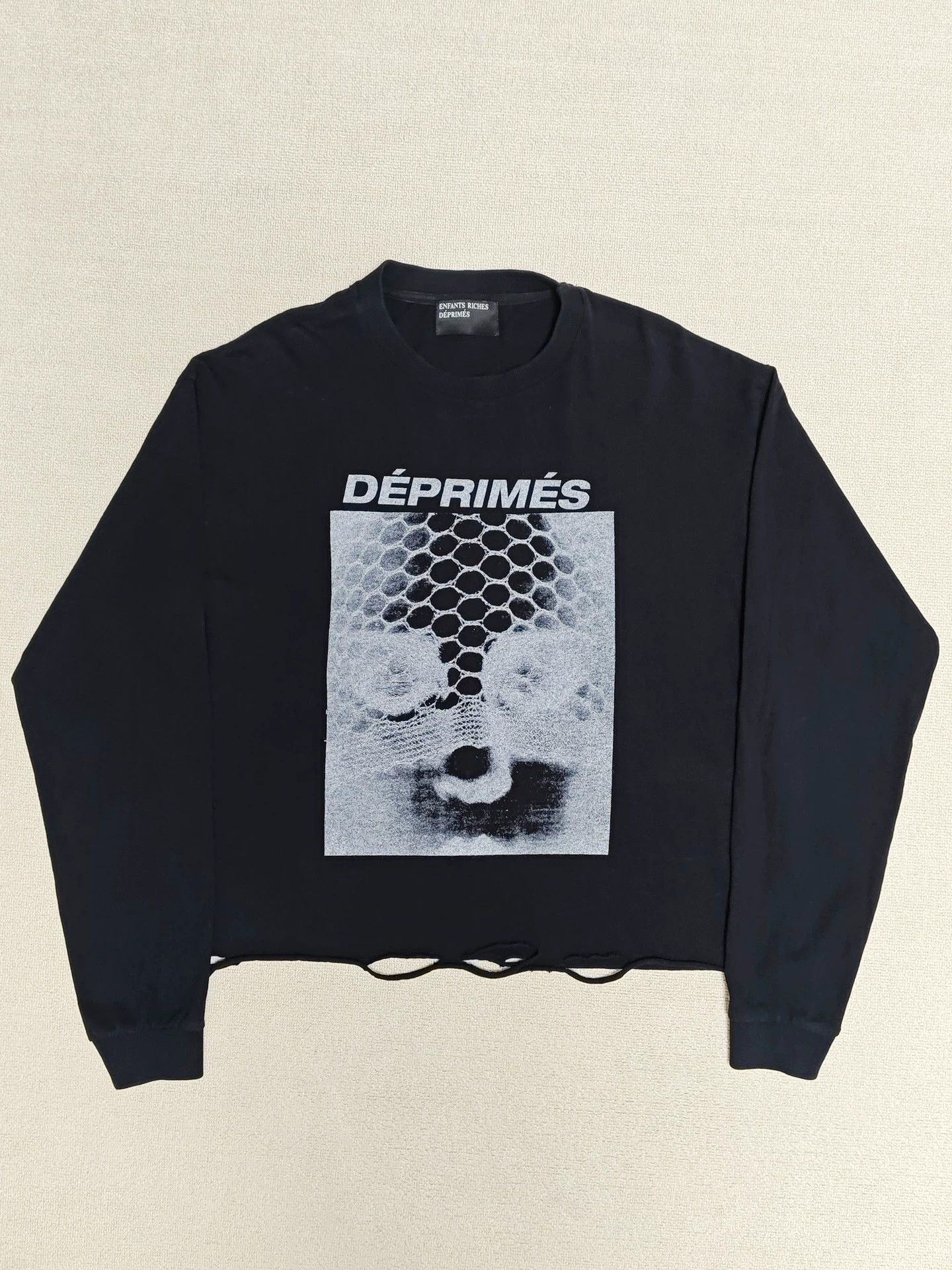 Enfants Riches Deprimes Enfants riches tassels destroy long-sleeved shirts -DMC Size US S / EU 44-46 / 1 - 1 Thumbnail