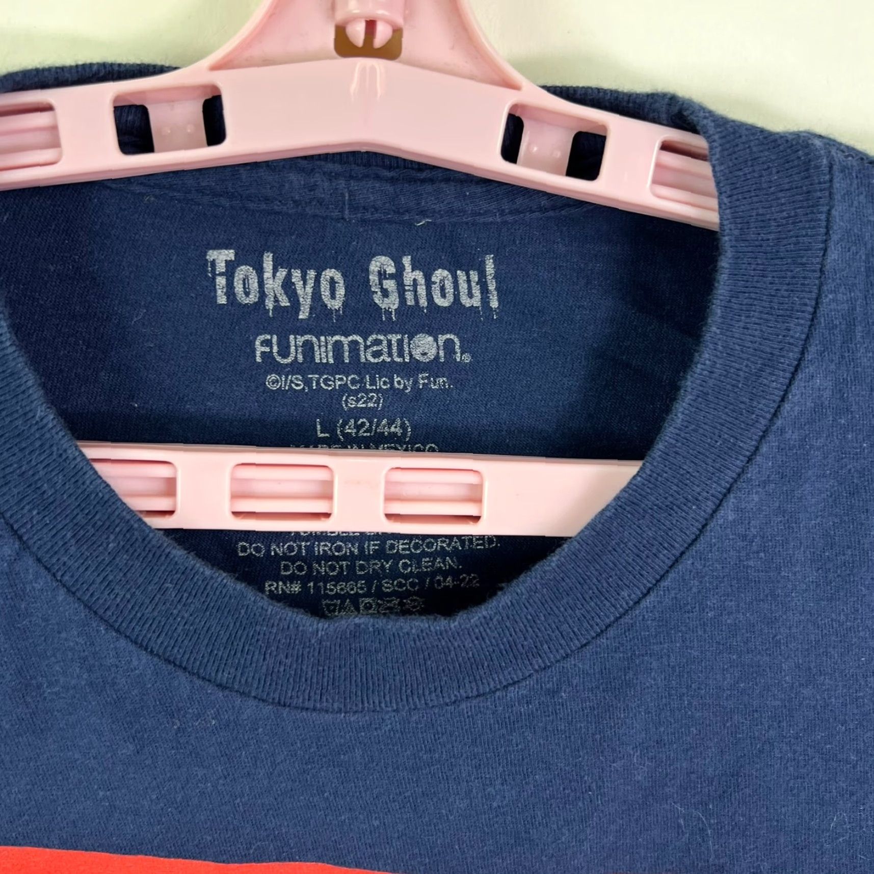 Vintage Tokyo Ghoul Shirt Mens Size L Blue Graphic Size US L / EU 52-54 / 3 - 4 Thumbnail