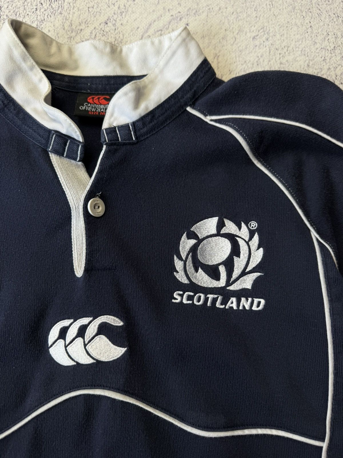 Pringle Of Scotland Scotland Rugby Jersey vintage world cup 2007 Canterbury #30 Size US M / EU 48-50 / 2 - 8 Thumbnail