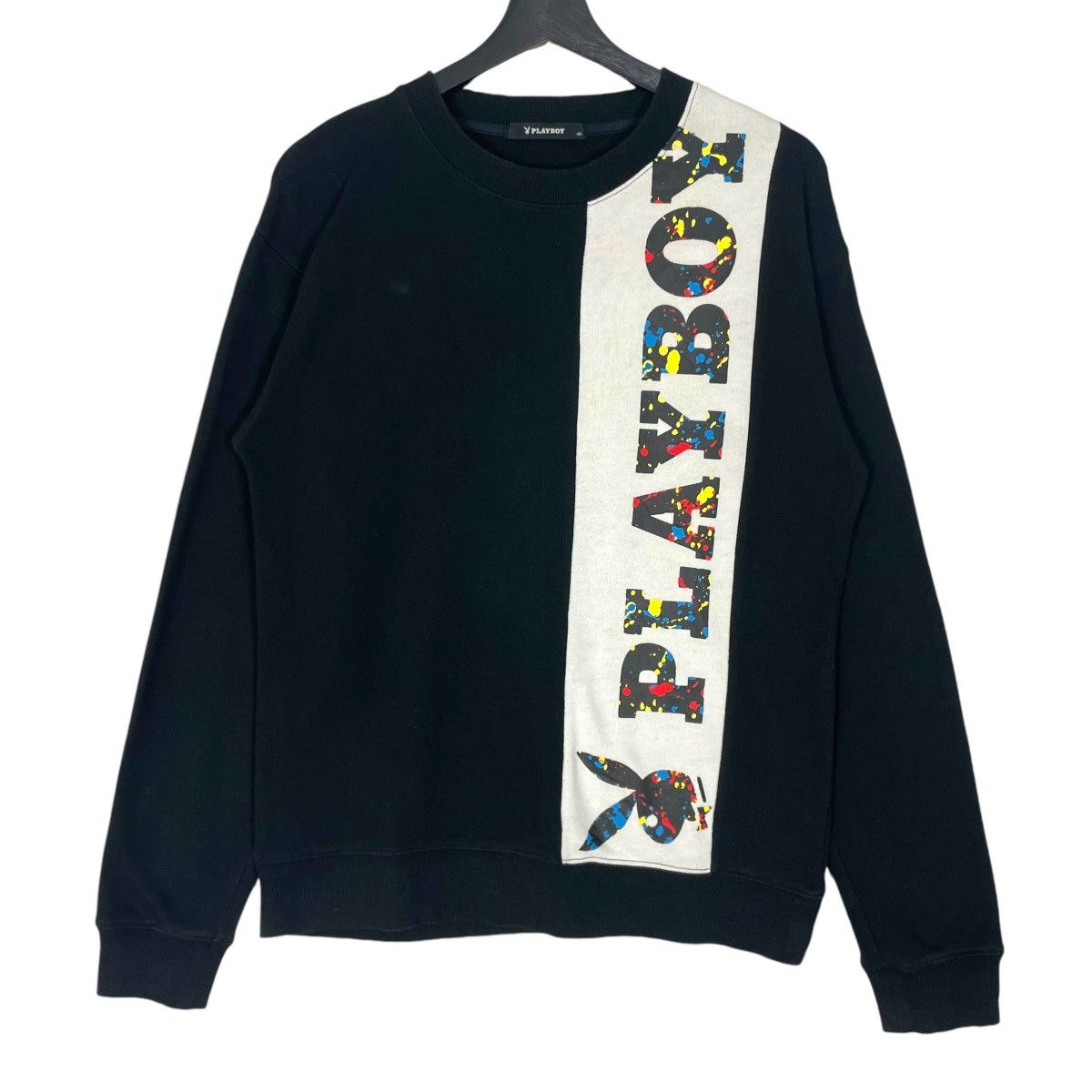 Playboy Vintage Playboy Spell Out Crewneck Sweatshirt Rainbow Wash Size US S / EU 44-46 / 1 - 1 Thumbnail
