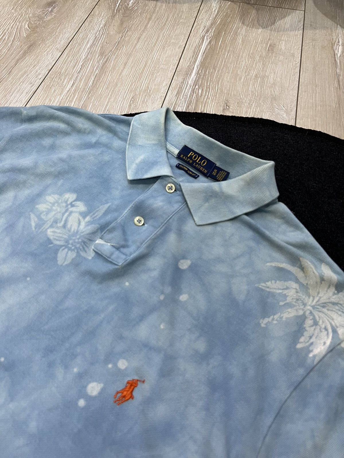 Polo Ralph Lauren × Vintage Tye dye style POLO RALPH LAUREN custom fit Size US XL / EU 56 / 4 - 2 Thumbnail