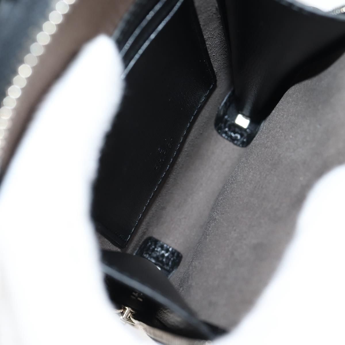 Gucci GUCCI GG Supreme Shoulder Bag Pvc Black Silver Size ONE SIZE - 19 Thumbnail