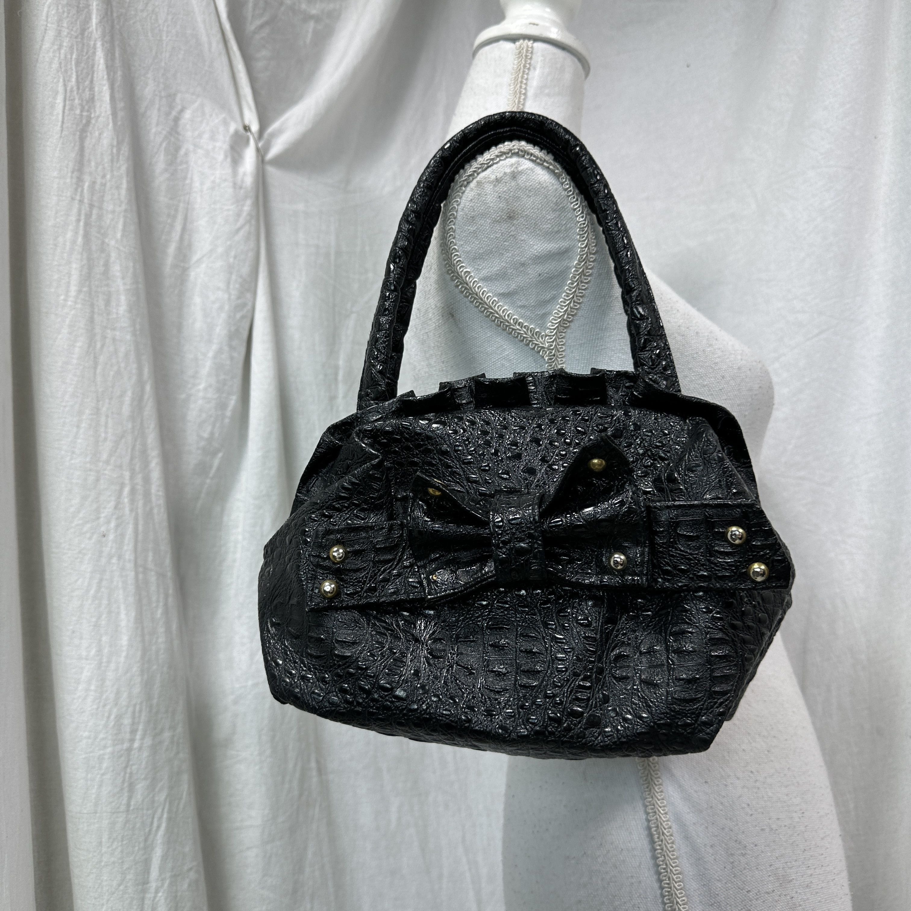 Vintage Vintage Avant Garde Grunge Bow Bag Y2K Size ONE SIZE - 6 Thumbnail