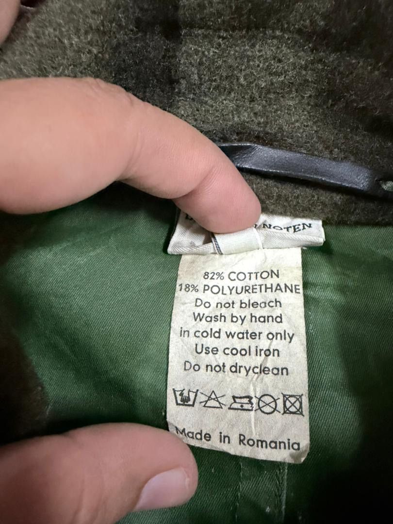 Dries Van Noten Vtg💥Luxury 90’s Dries Van Noten Pu Waterproof Olive Green Size US M / EU 48-50 / 2 - 23 Thumbnail