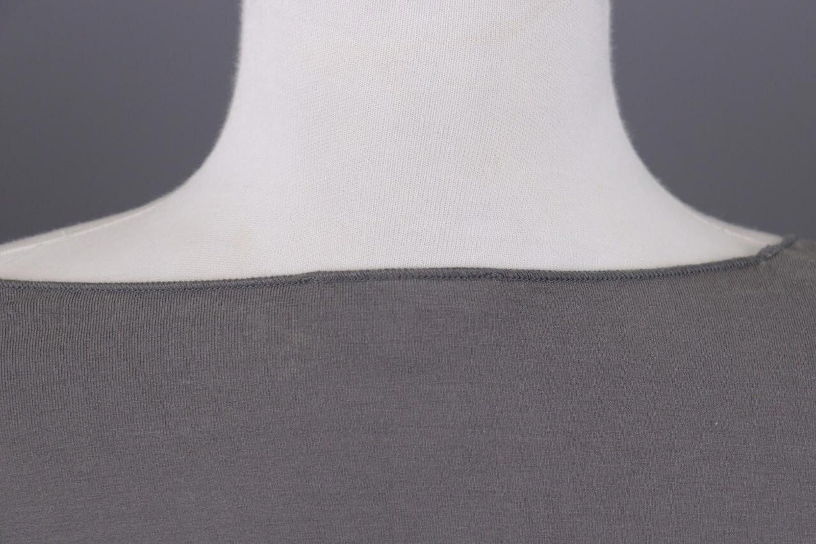 Oscar De La Renta Oska Gray Scoop Neck Relaxed Lagenlook Tunic Dress Size 4 Size S / US 4 / IT 40 - 10 Thumbnail