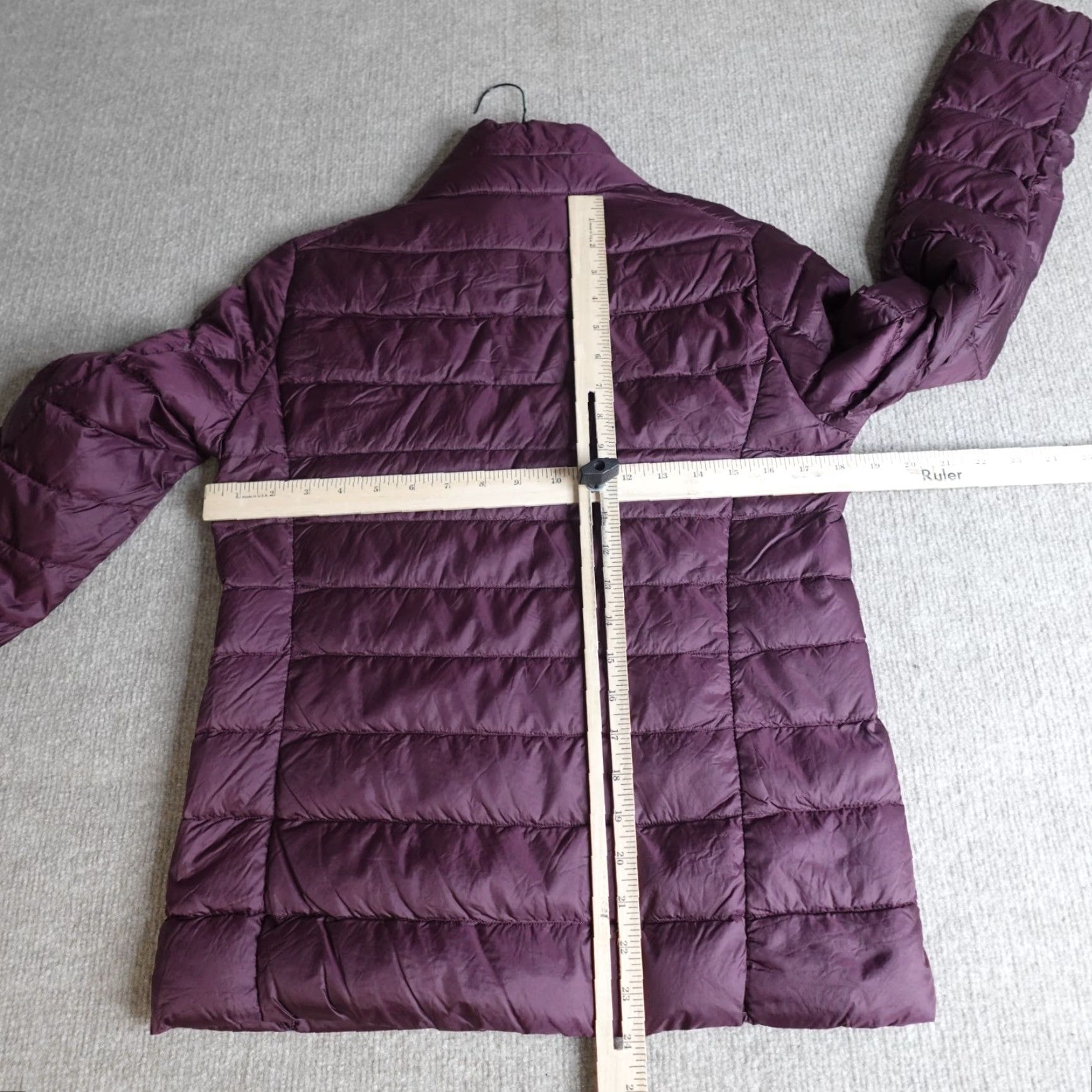 Uniqlo Uniqlo Womens Jacket Medium Red Burgundy Zip Down Filled Puffer Size M / US 6-8 / IT 42-44 - 5 Thumbnail