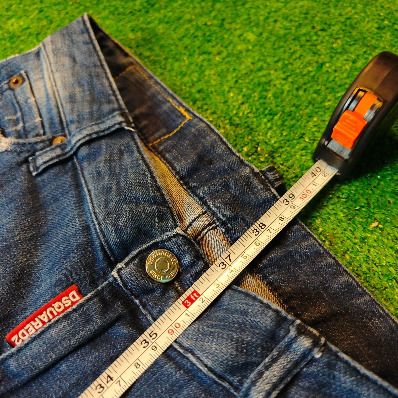 Dsquared2 Dsquared Jeans Womens 42 (30') blue ankle zip slim skinny Size 30" / US 8 / IT 44 - 15 Thumbnail