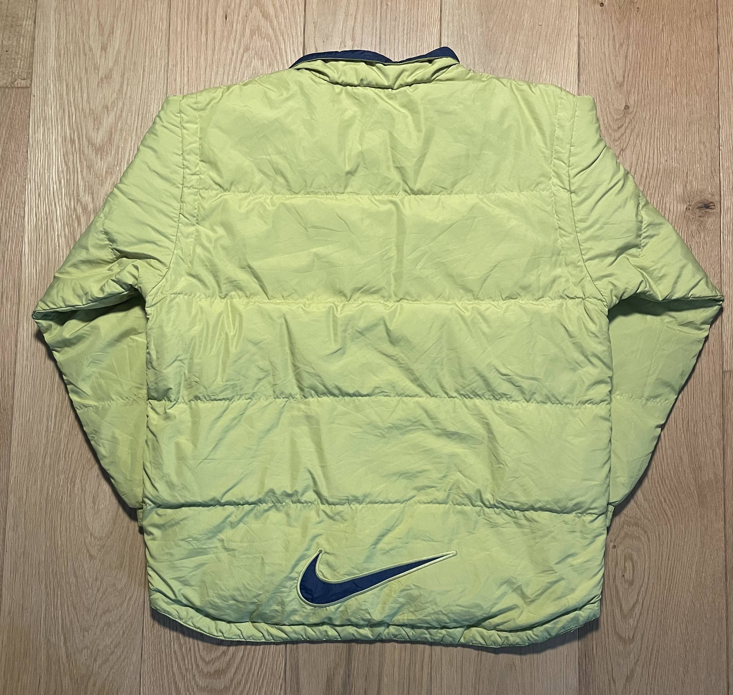 Nike Vintage Nike Yellow Puffer Jacket Size US S / EU 44-46 / 1 - 3 Thumbnail