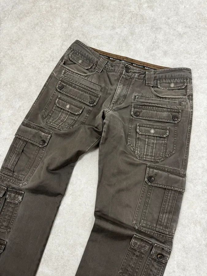 Dolce & Gabbana SS2008 Dolce & Gabbana Multi Pockets Olive Cargo Pants Size US 34 / EU 50 - 6 Thumbnail