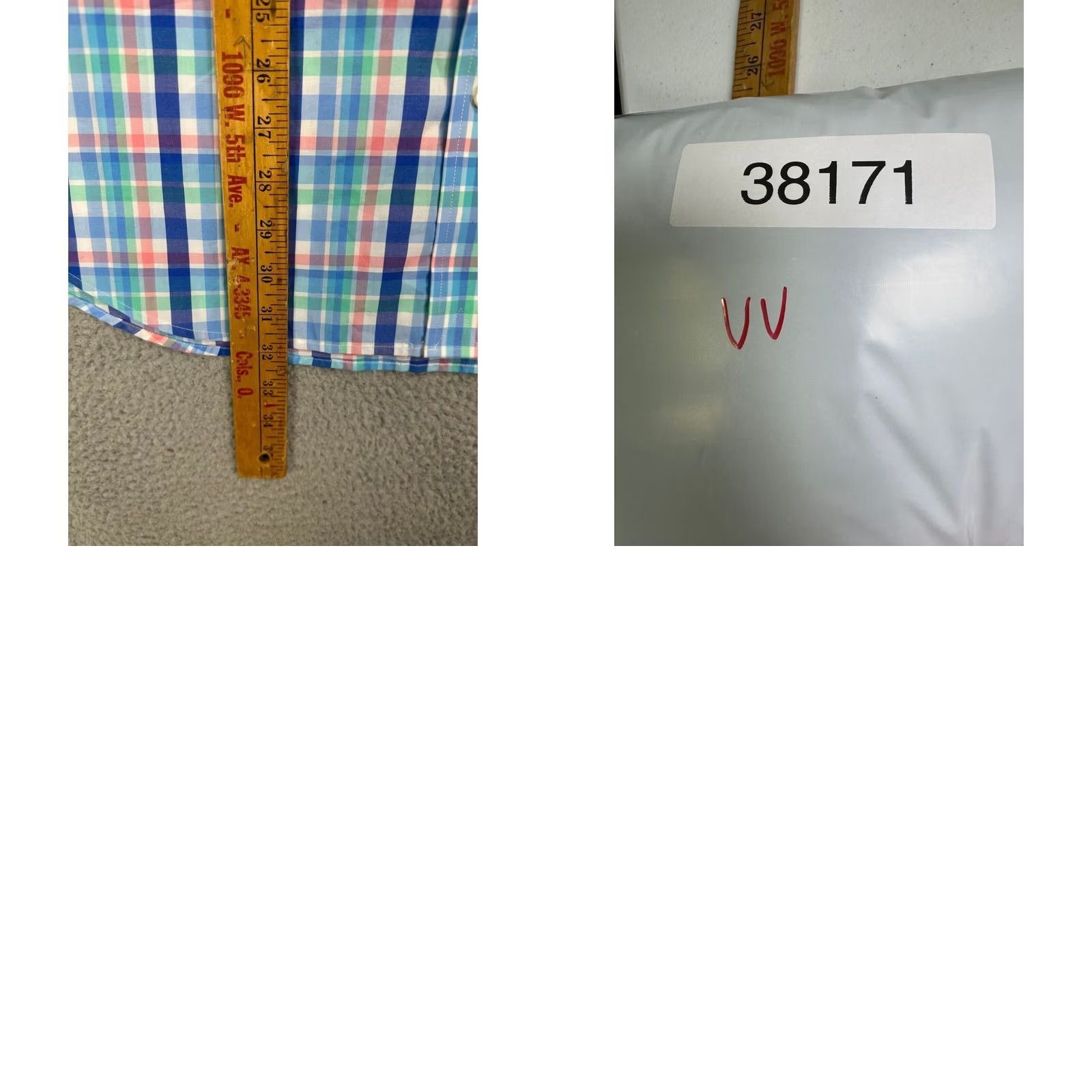 Vineyard Vines Vineyard Vines Shirt Adult XL Cooper Blue Madras Plaid Button Up Long Sleeve Men Size US XL / EU 56 / 4 - 8 Thumbnail