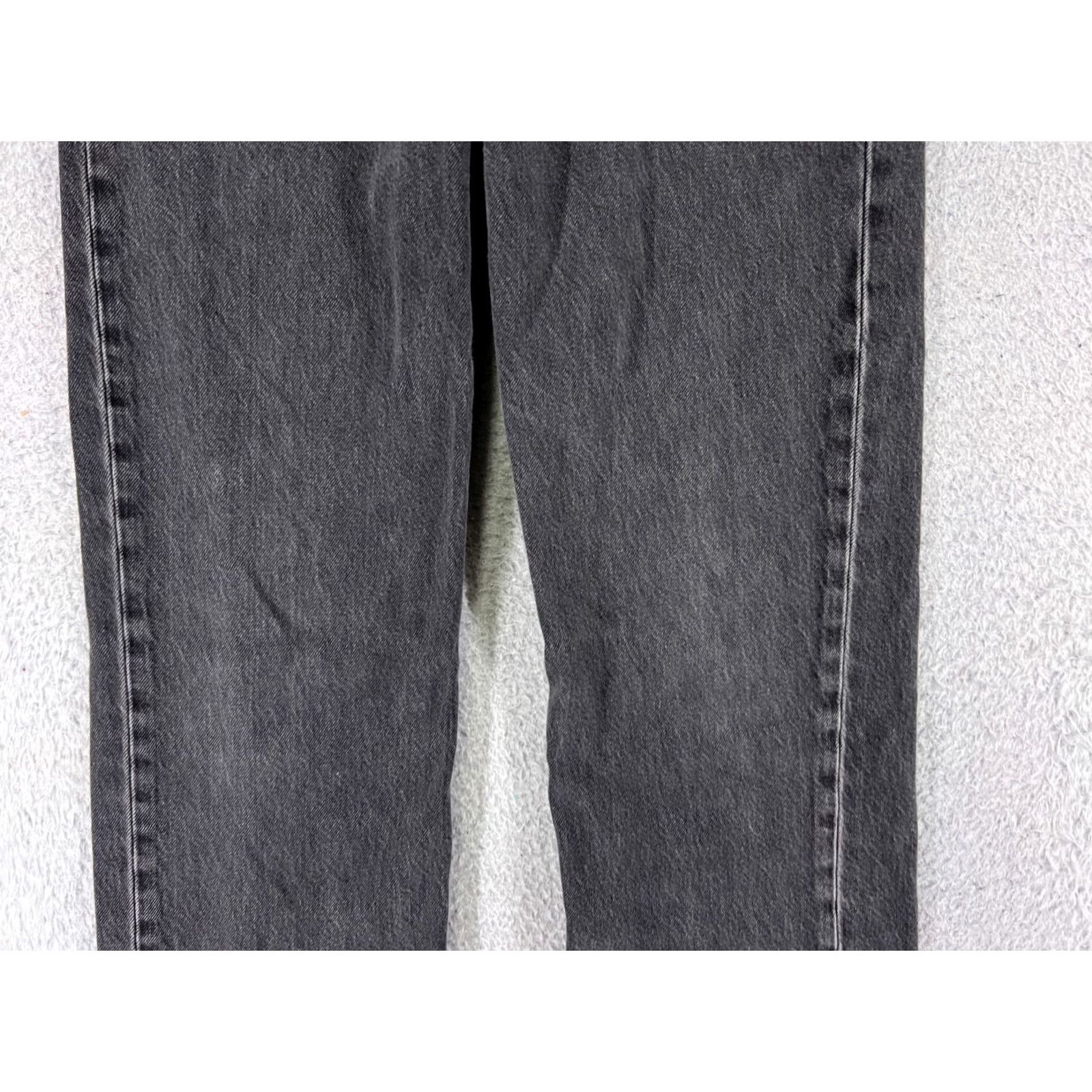Levi's Levi's Jeans Men 25 Black Denim Straight Relaxed Cotton Big E Vintage No Size US 26 / EU 42 - 7 Thumbnail