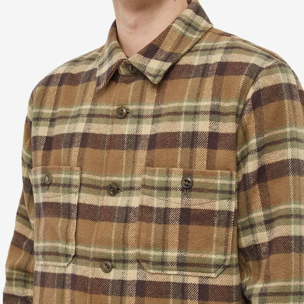 Officine Generale o1mle1025 Barrett Jap Cotton Check Overshirt in Multicolor Size US S / EU 44-46 / 1 - 5 Thumbnail